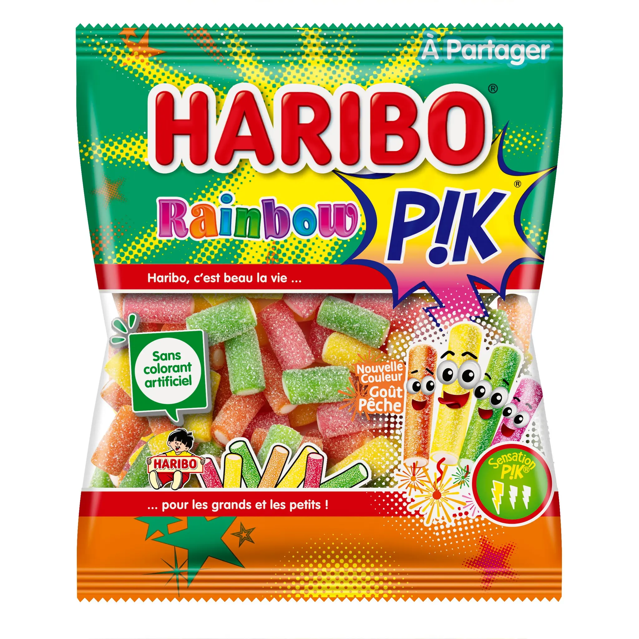 HARIBO Rainbow pik  bonbons gélifiés à partager