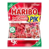 HARIBO Assortiment de bonbons red crush acidulés goût fraise