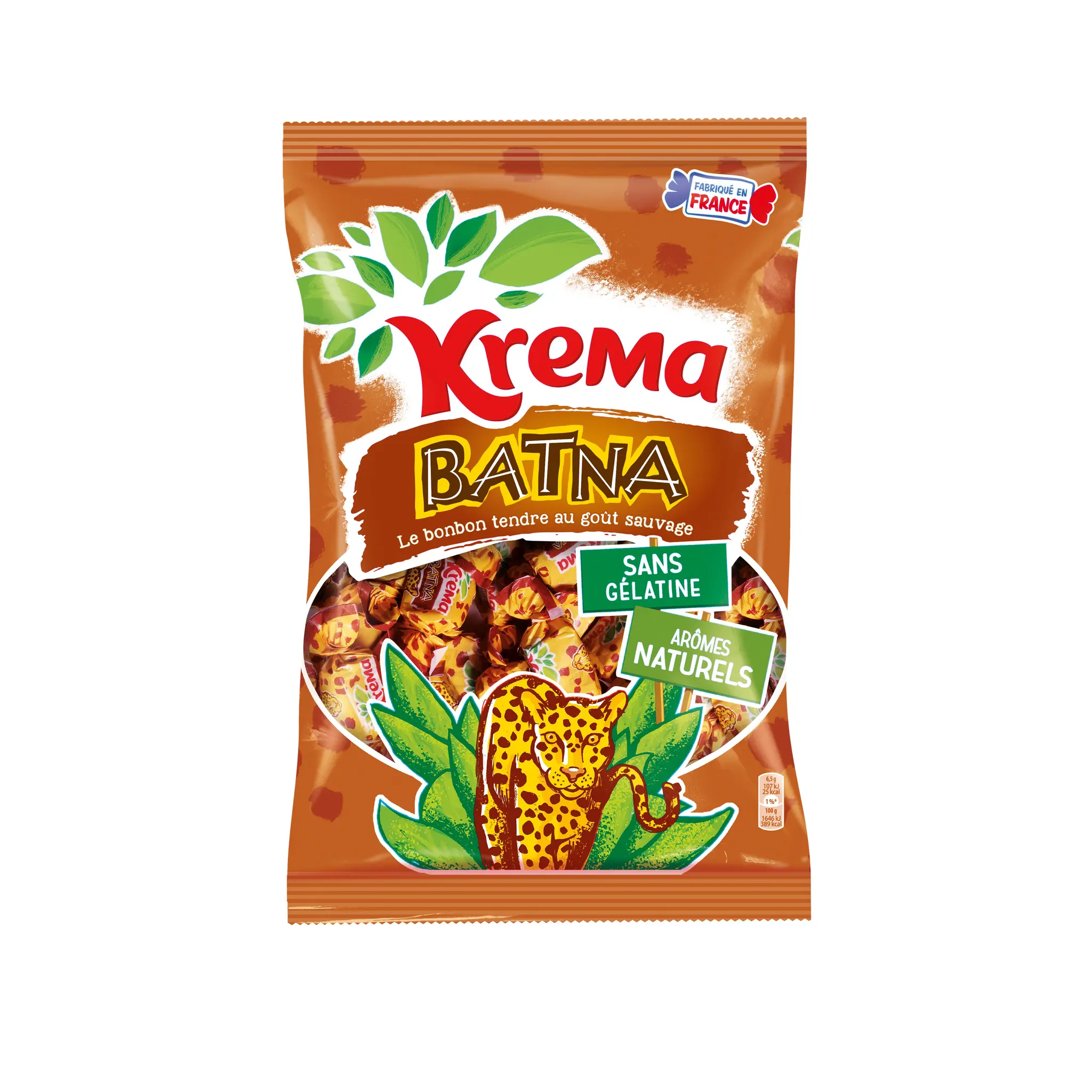 KREMA Batna bonbons tendres aromatisés sans gélatine