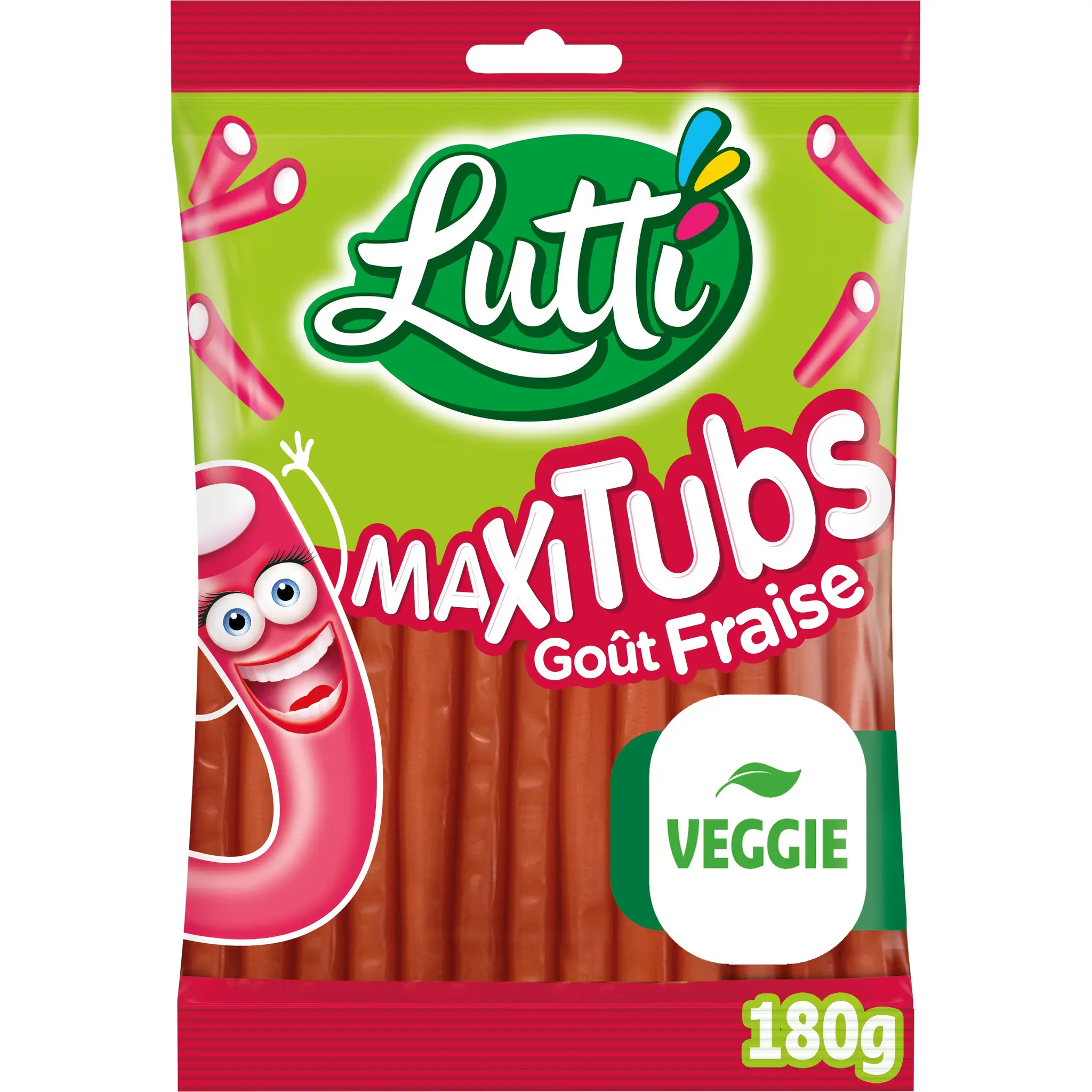 LUTTI Fil dodo XL bonbons aux goûts de fraise