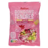 AUCHAN Bonbons méli melo aux fruits