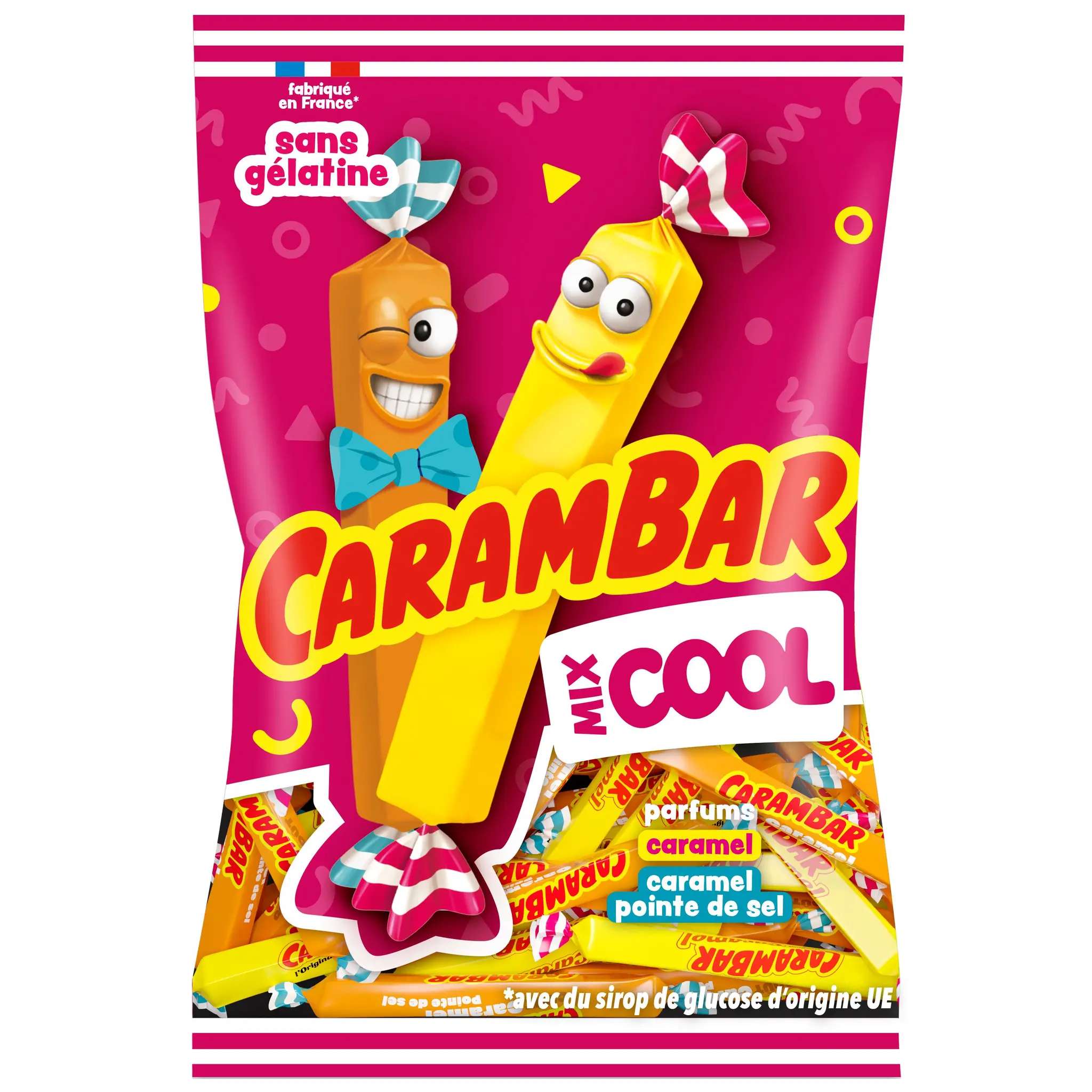CARAMBAR Confiseries caramel aromatisées mix cool