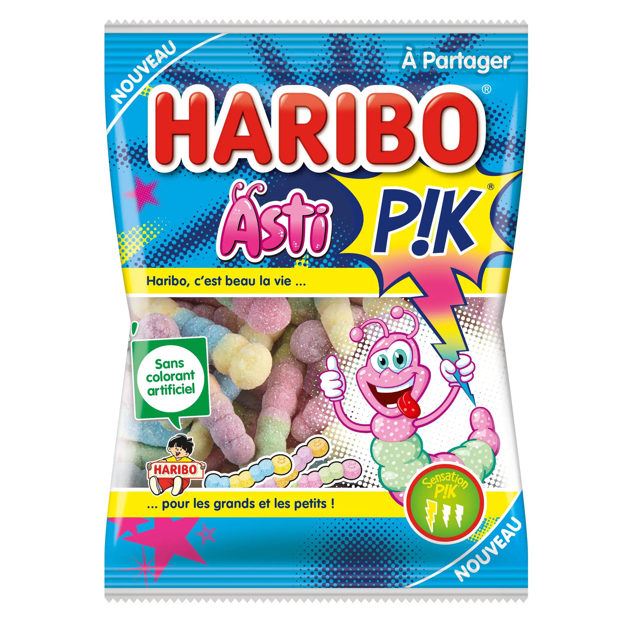 HARIBO Confiserie gélifiées aromatisée asti pik