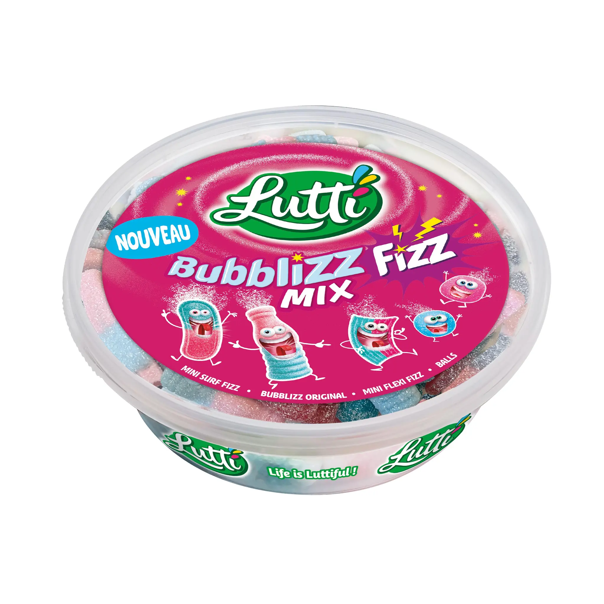LUTTI Bubblizz bonbons gélifiés goût cola