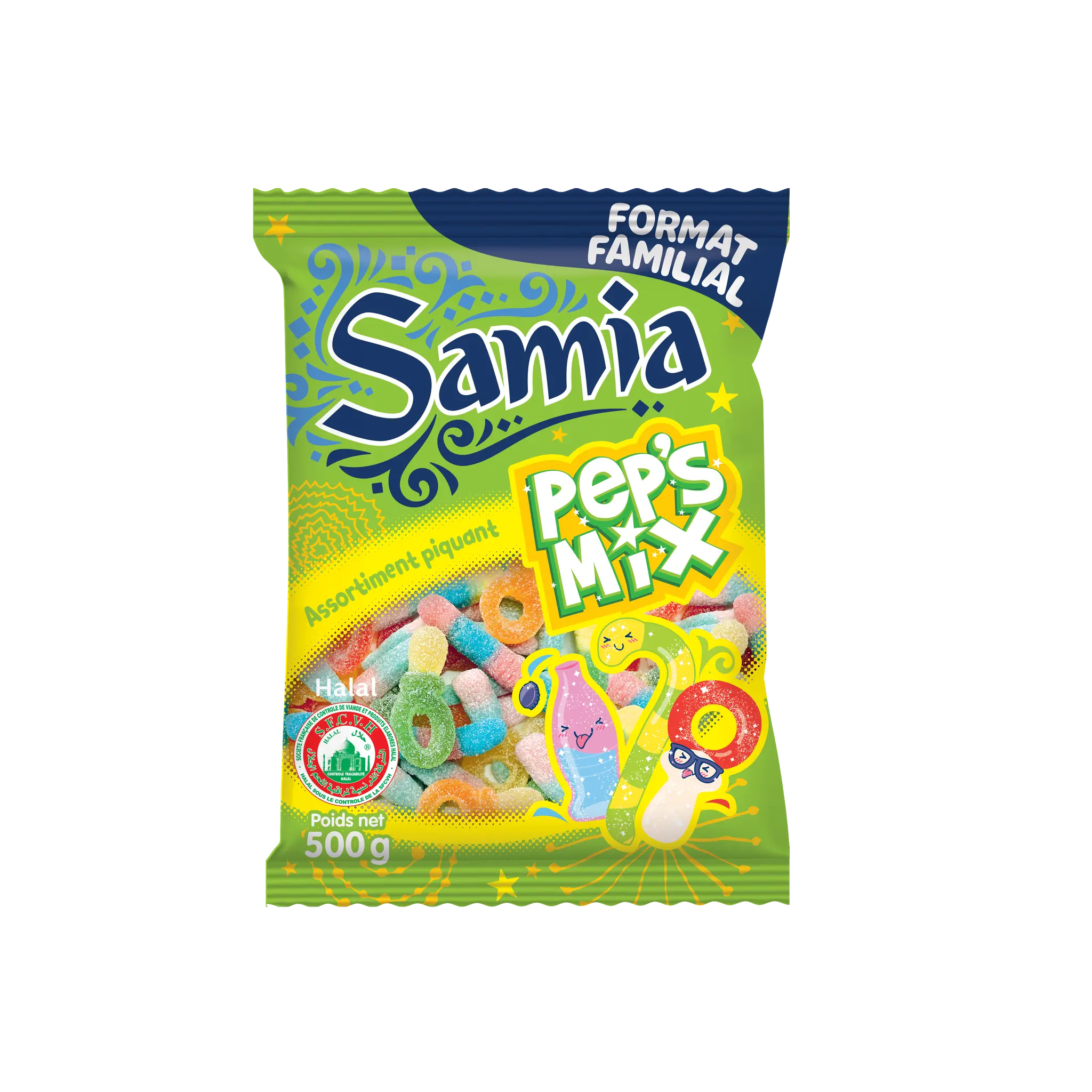 SAMIA Assortiment de bonbons piquants halal
