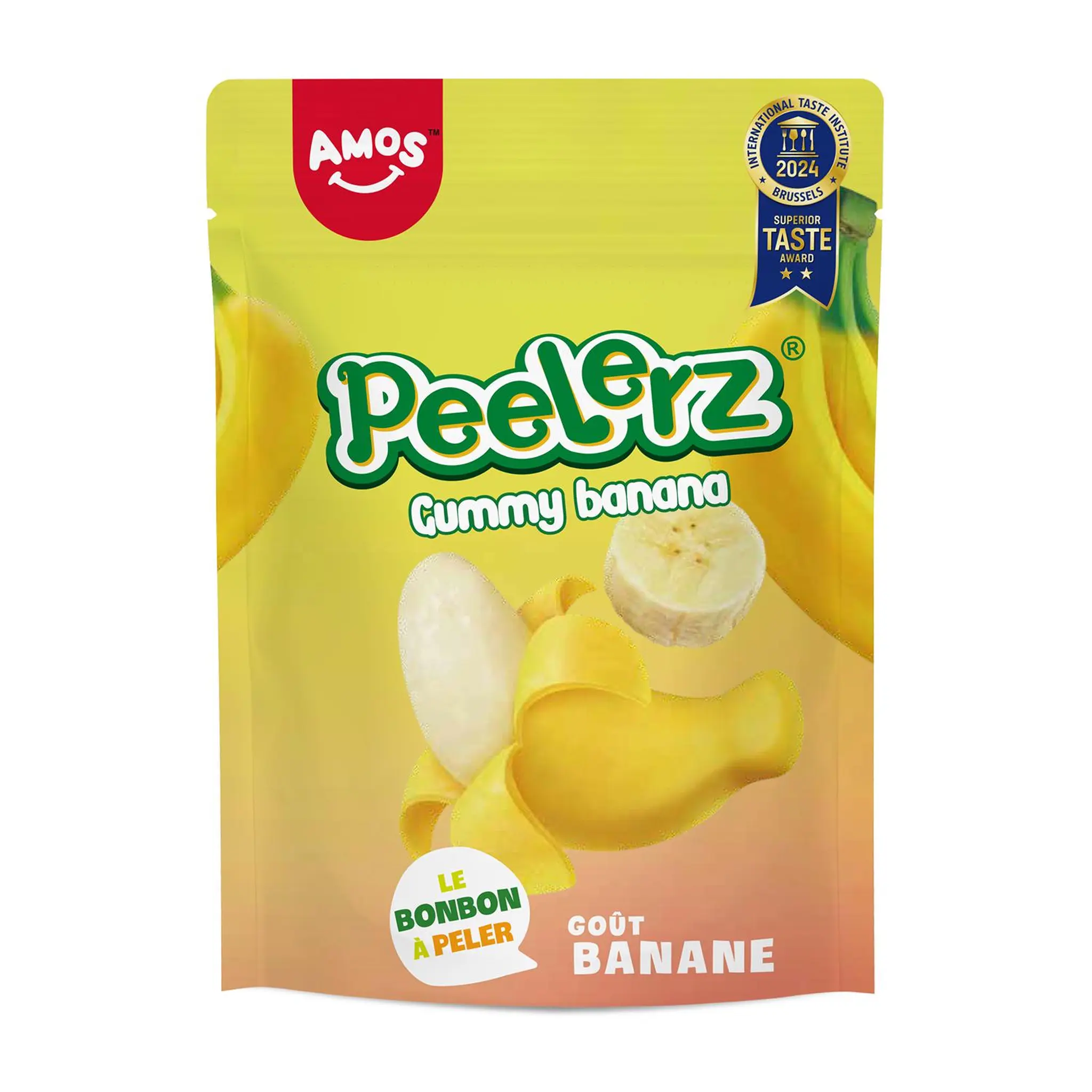 Bonbons gélifiés Amos à peler goût banane