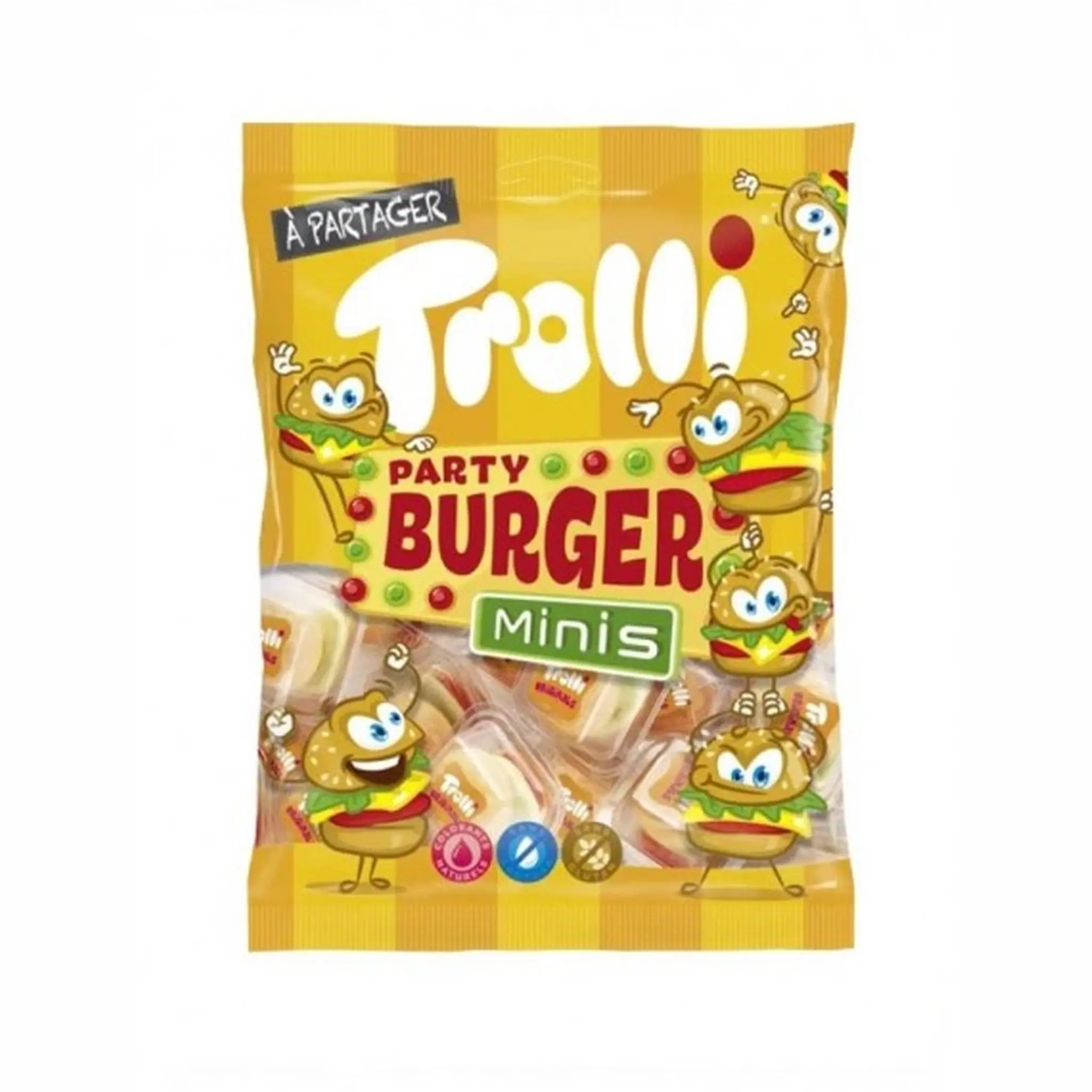 TROLLI Bonbons gélifiés mini burger
