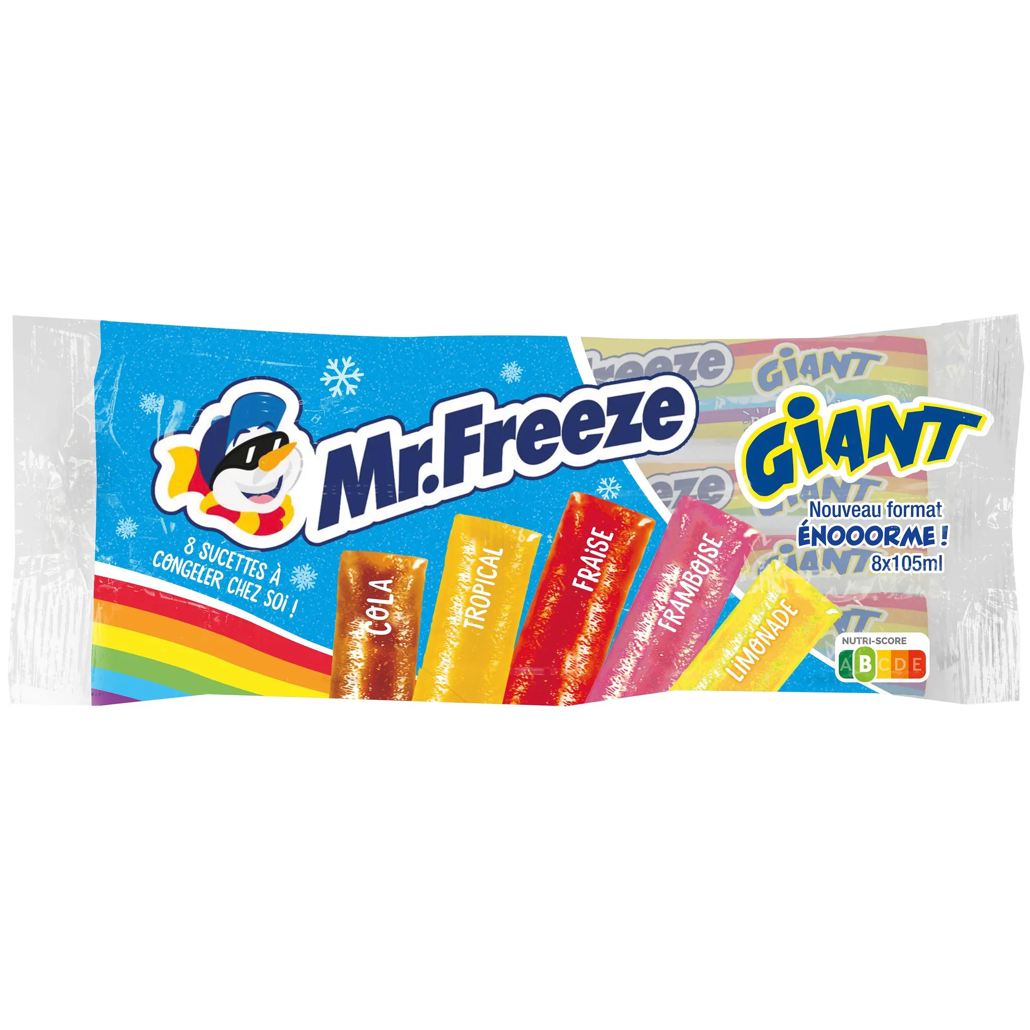 MR.FREEZE Sachet de Mr Freeze géant multi goûts