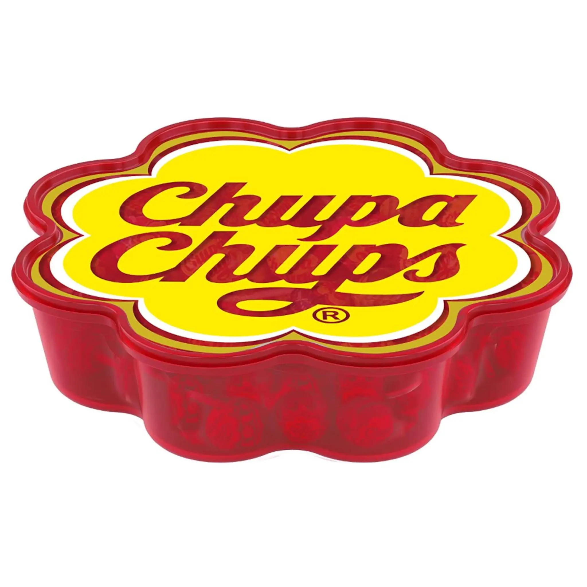 CHUPA CHUPS Mini sucettes goût fraise, pomme, orange et cola