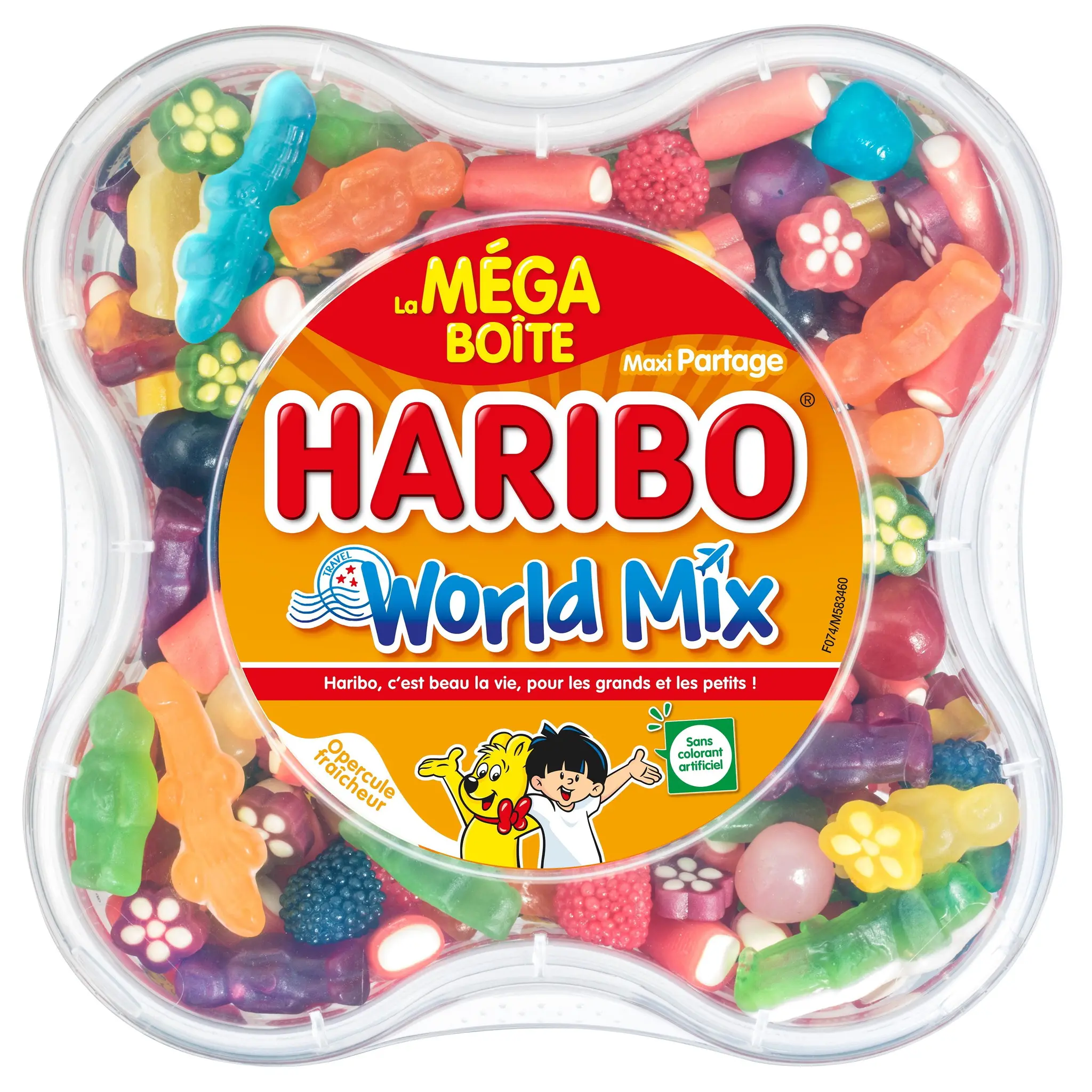 HARIBO Assortiment de confiseries world mix