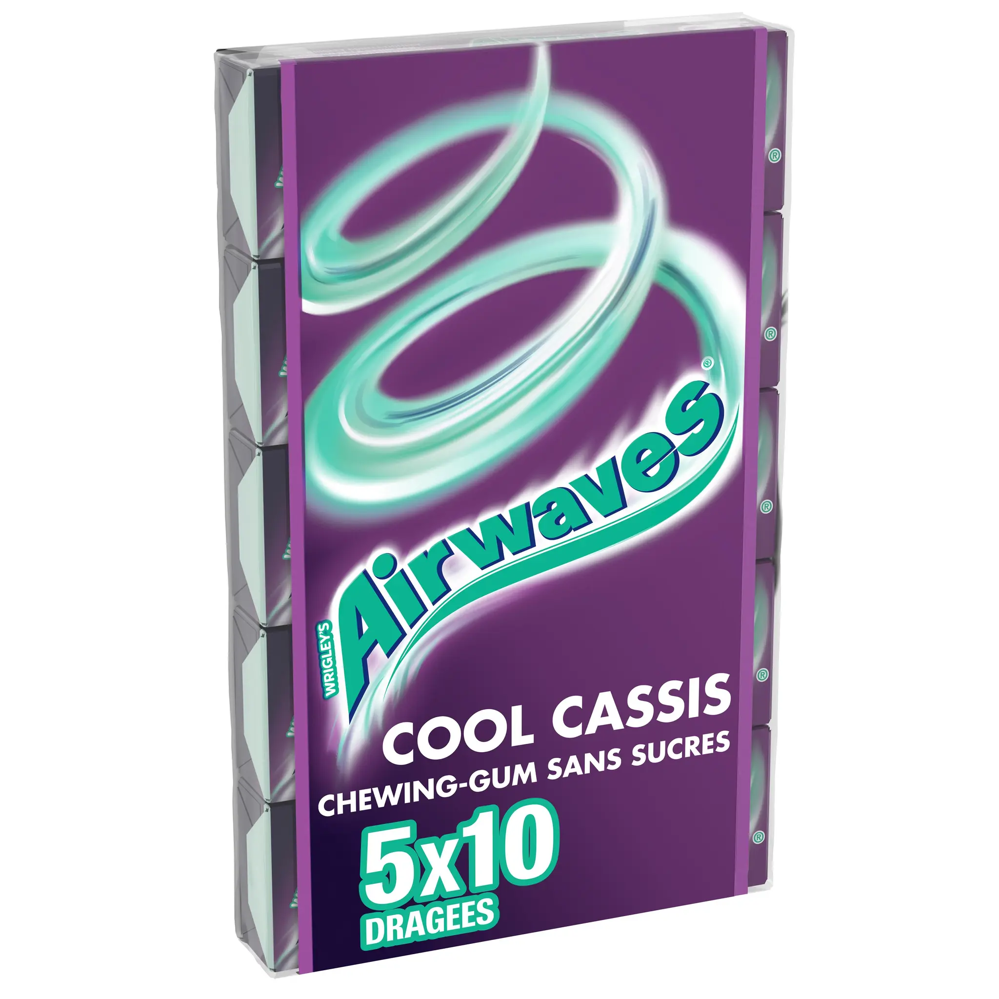 AIRWAVES Chewing-gums sans sucres cool cassis