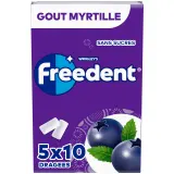 FREEDENT Chewing-gums sans sucres menthe myrtille