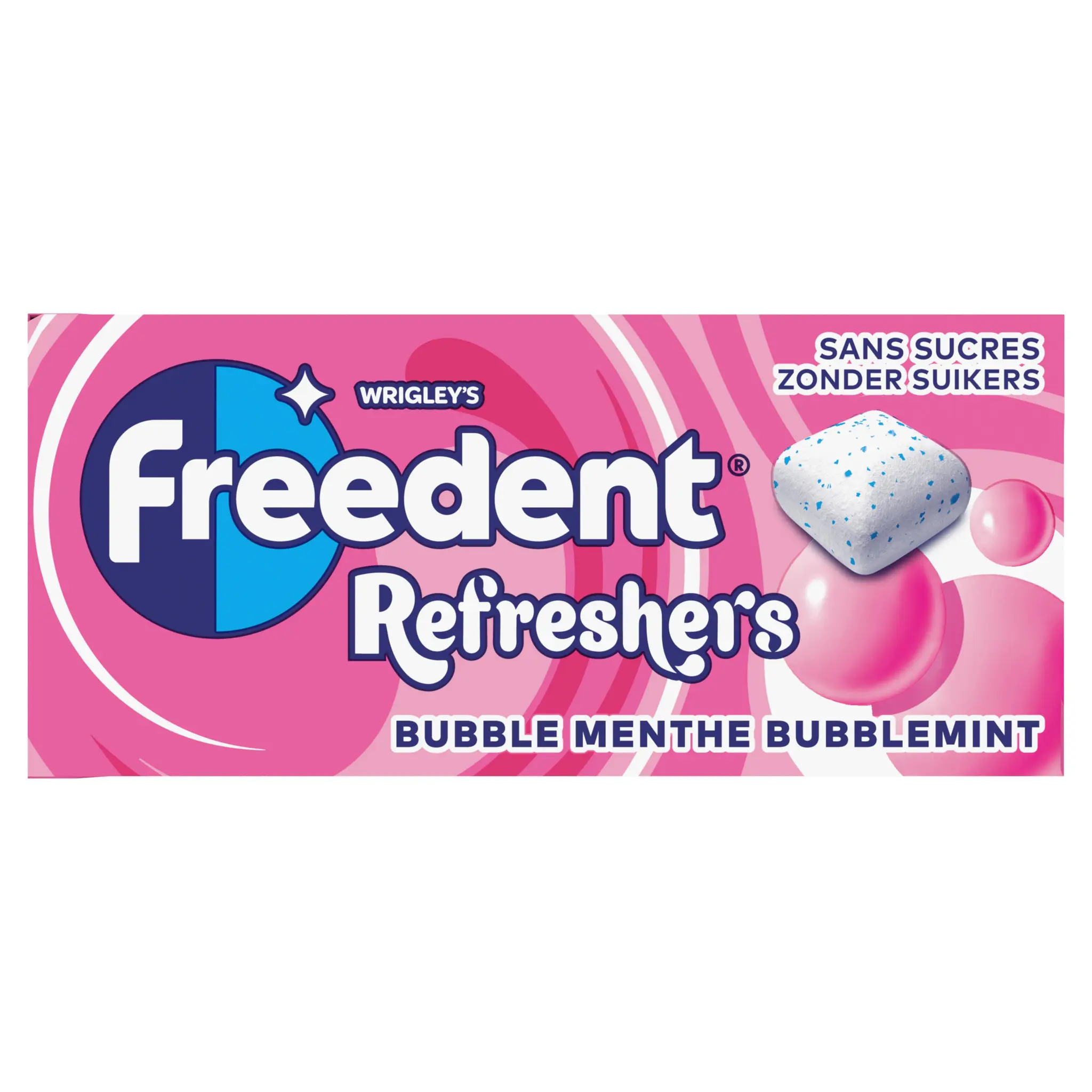FREEDENT Refreshers Chewing-gum sans sucres bubble menthe