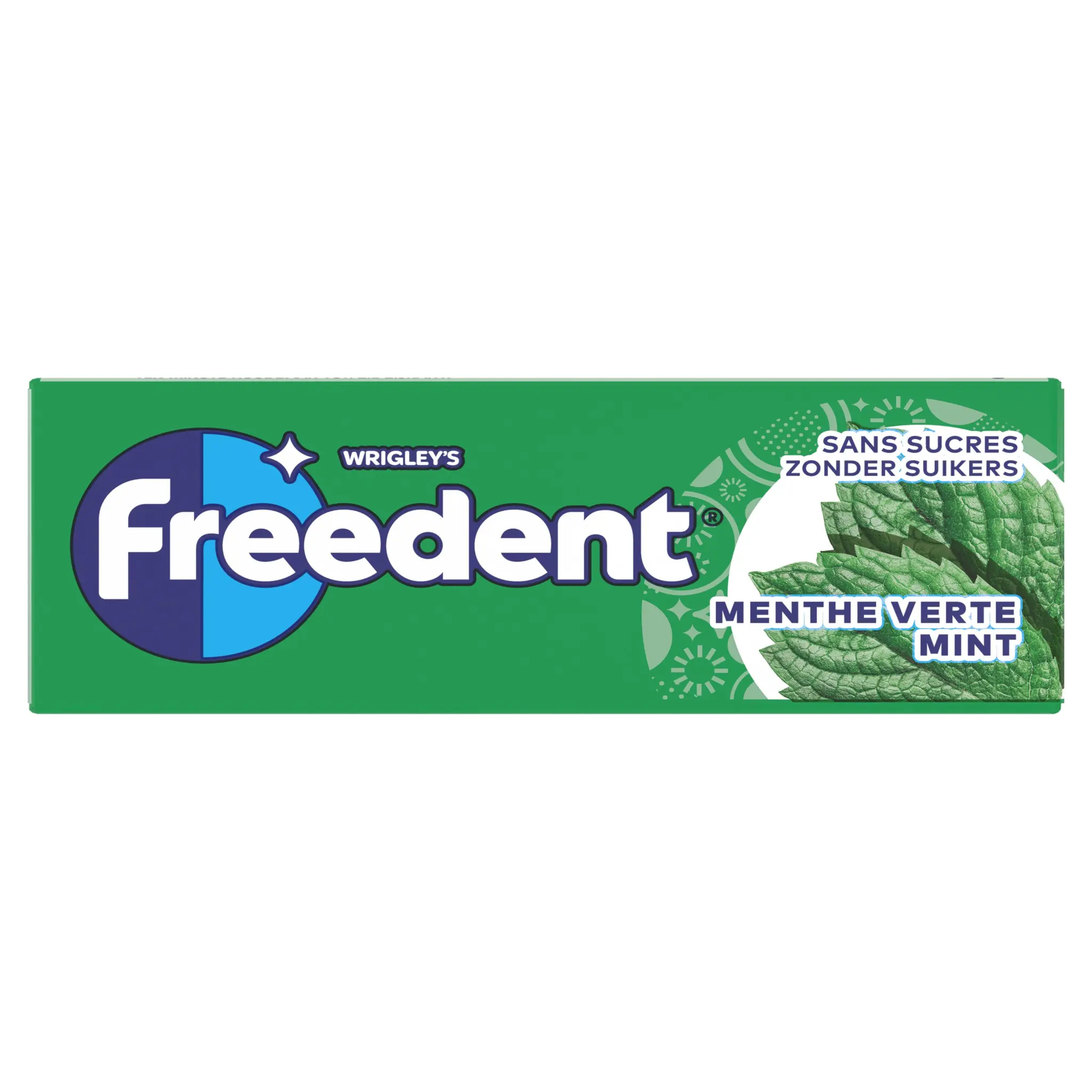FREEDENT Chewing-gums menthe verte sans sucres