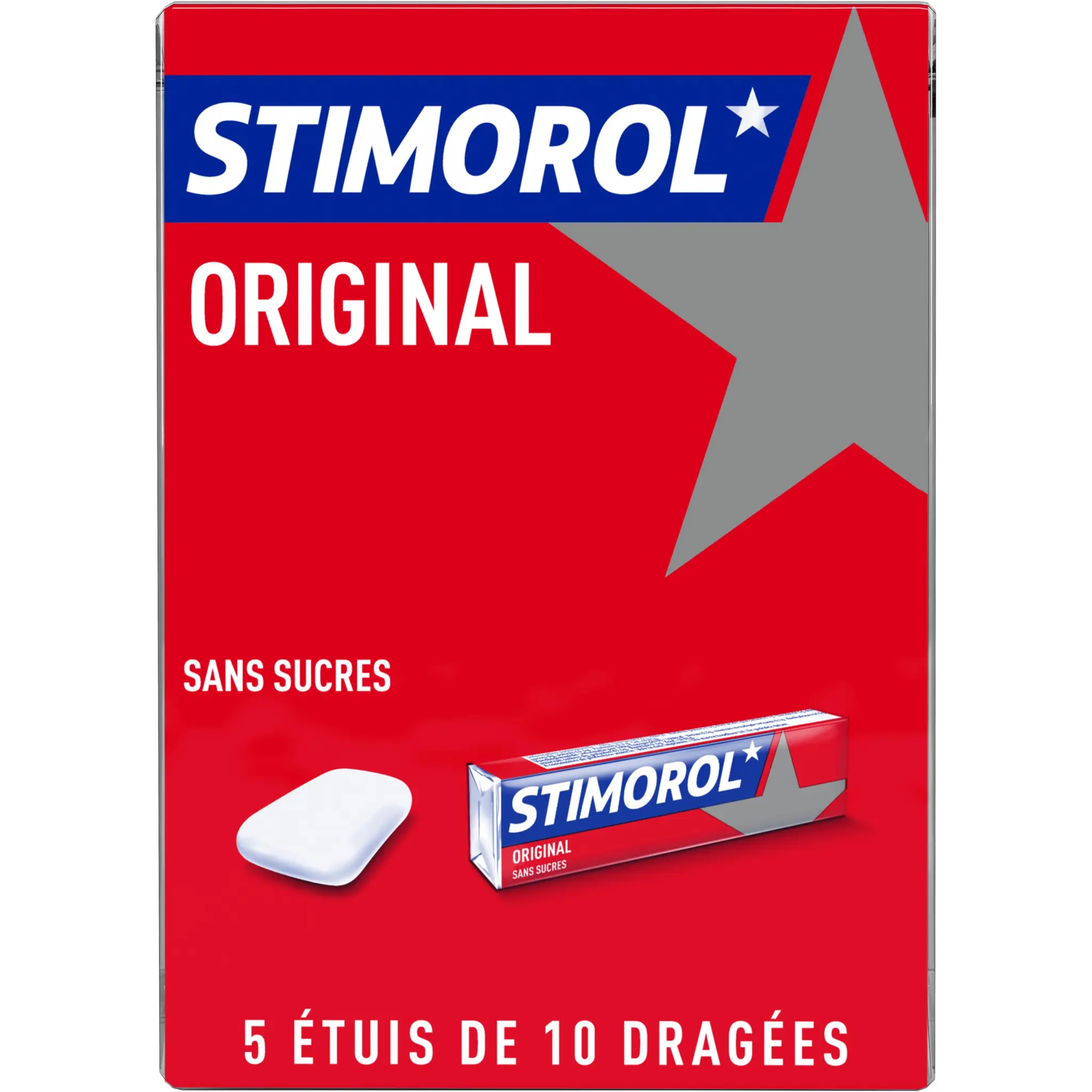 STIMOROL Chewing-gum sans sucres à la menthe