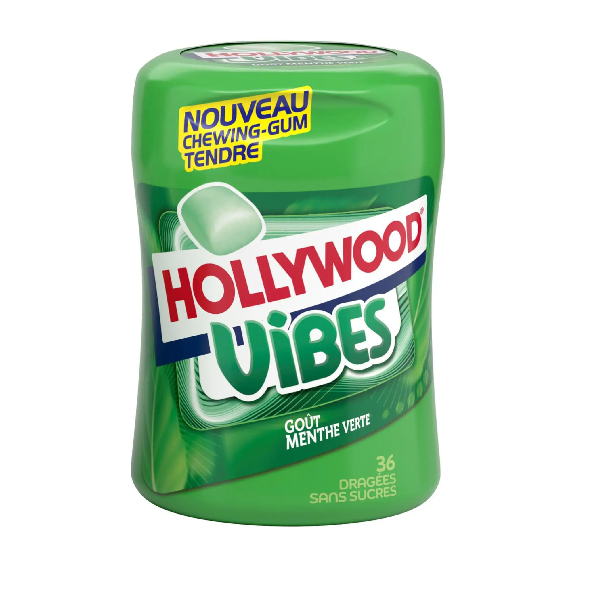 HOLLYWOOD Chewing-gums à la menthe verte