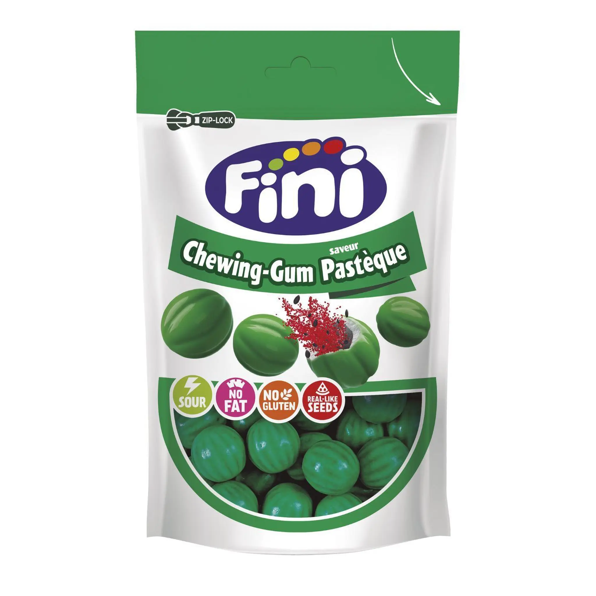 FINI Chewing-gums à la pastèque sachet refermable