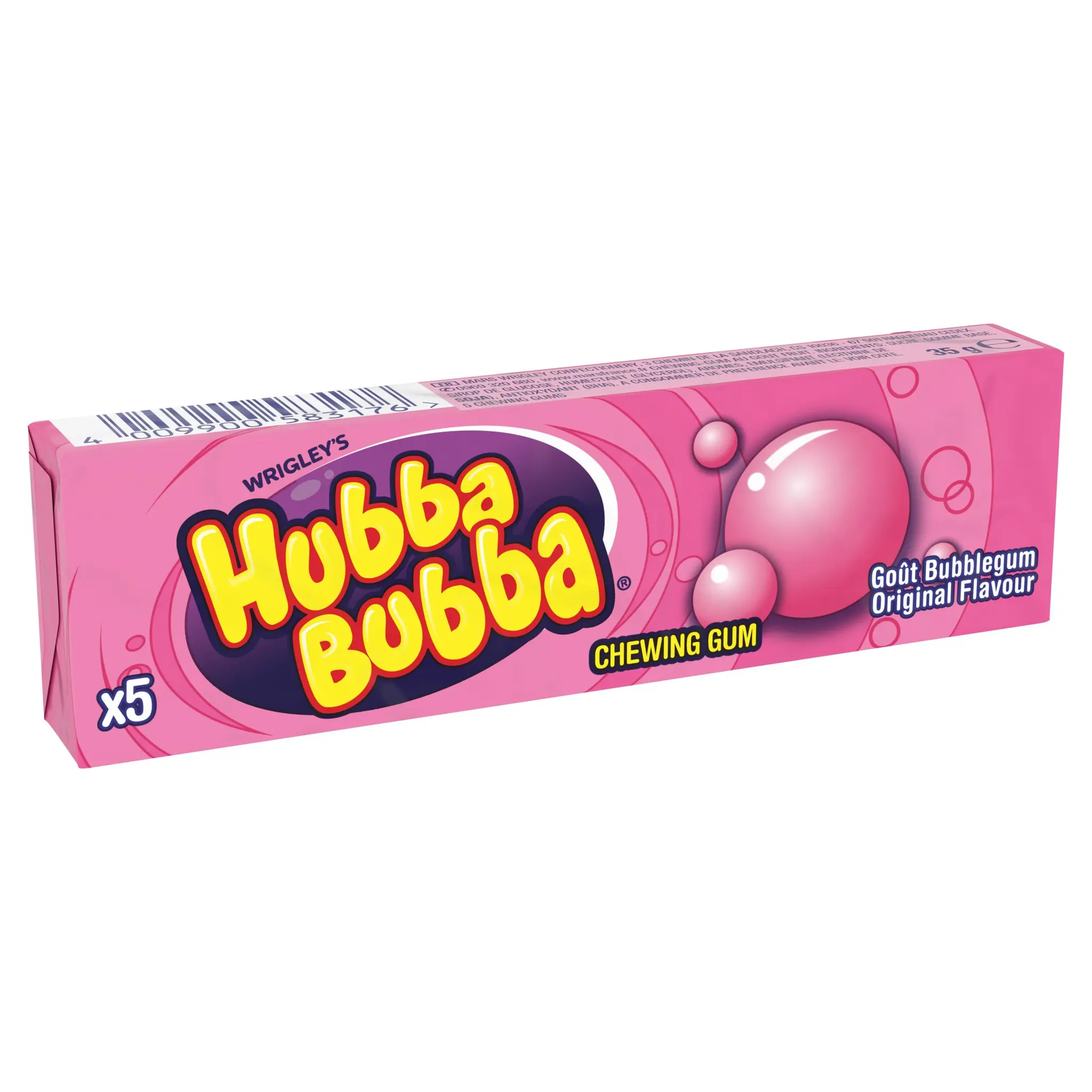 HUBBA BUBBA Chewing gum saveur fruits