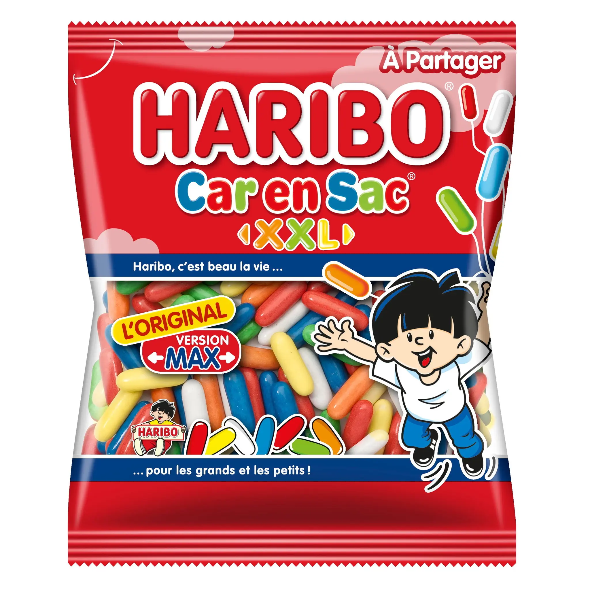 HARIBO Car en sac bonbons arômatisés à la réglisse