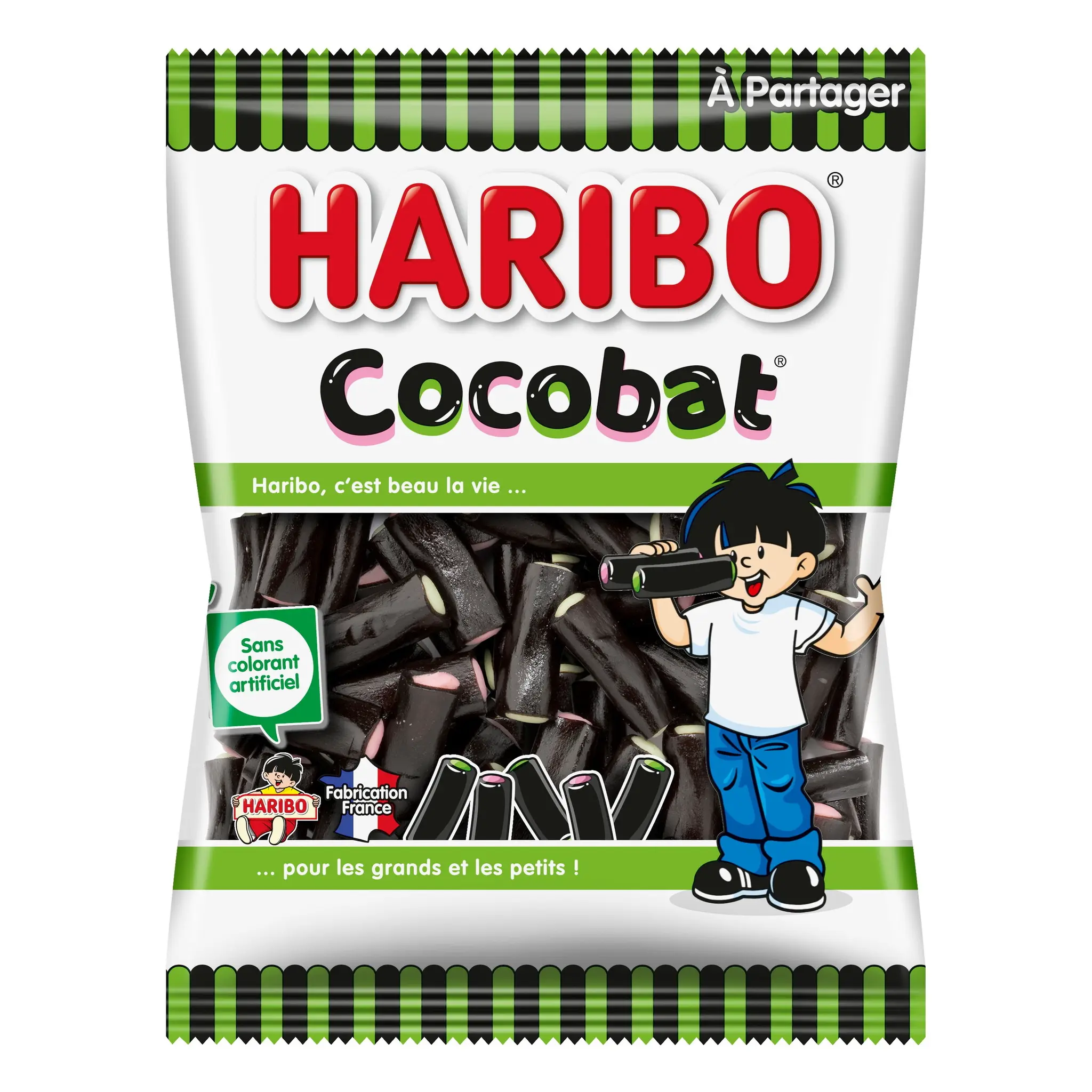HARIBO Cocobat bonbons gélifiés à la réglisse