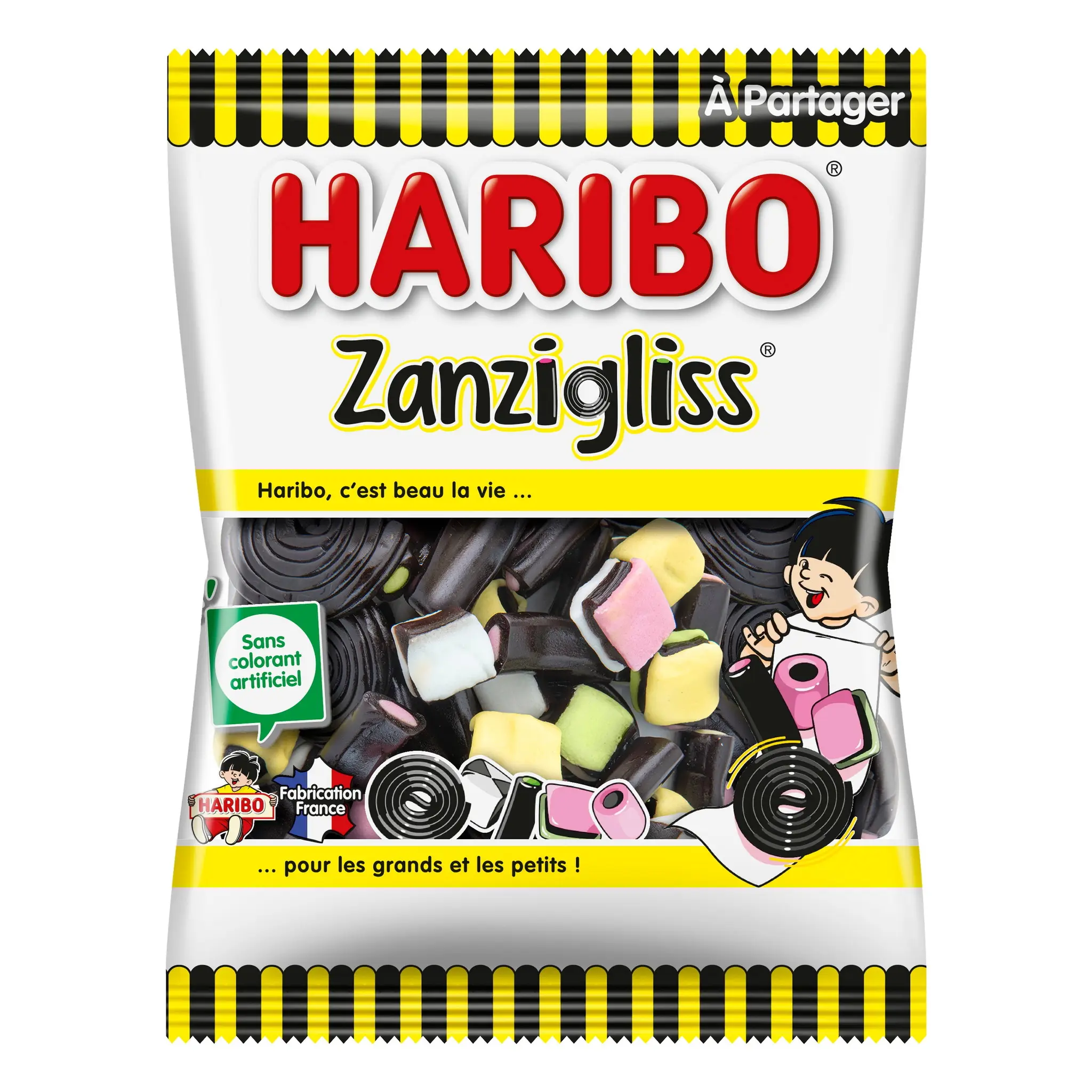 HARIBO Zanzigliss assortiment bonbons réglisse