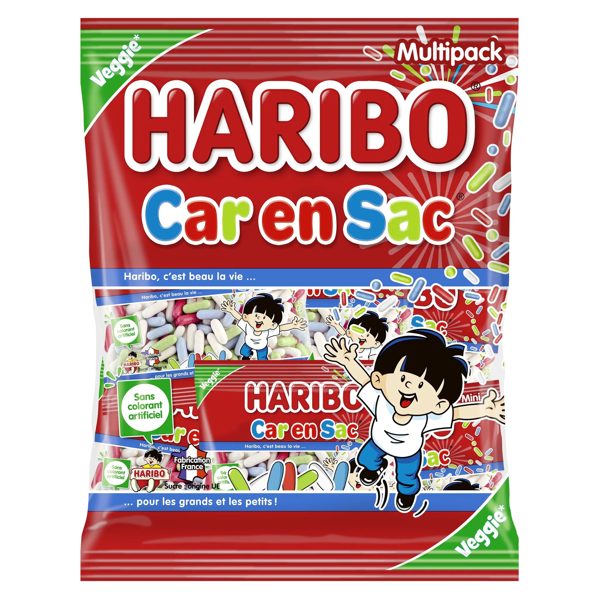 HARIBO Carensac Bonbons gélifiés à la réglisse végétariens