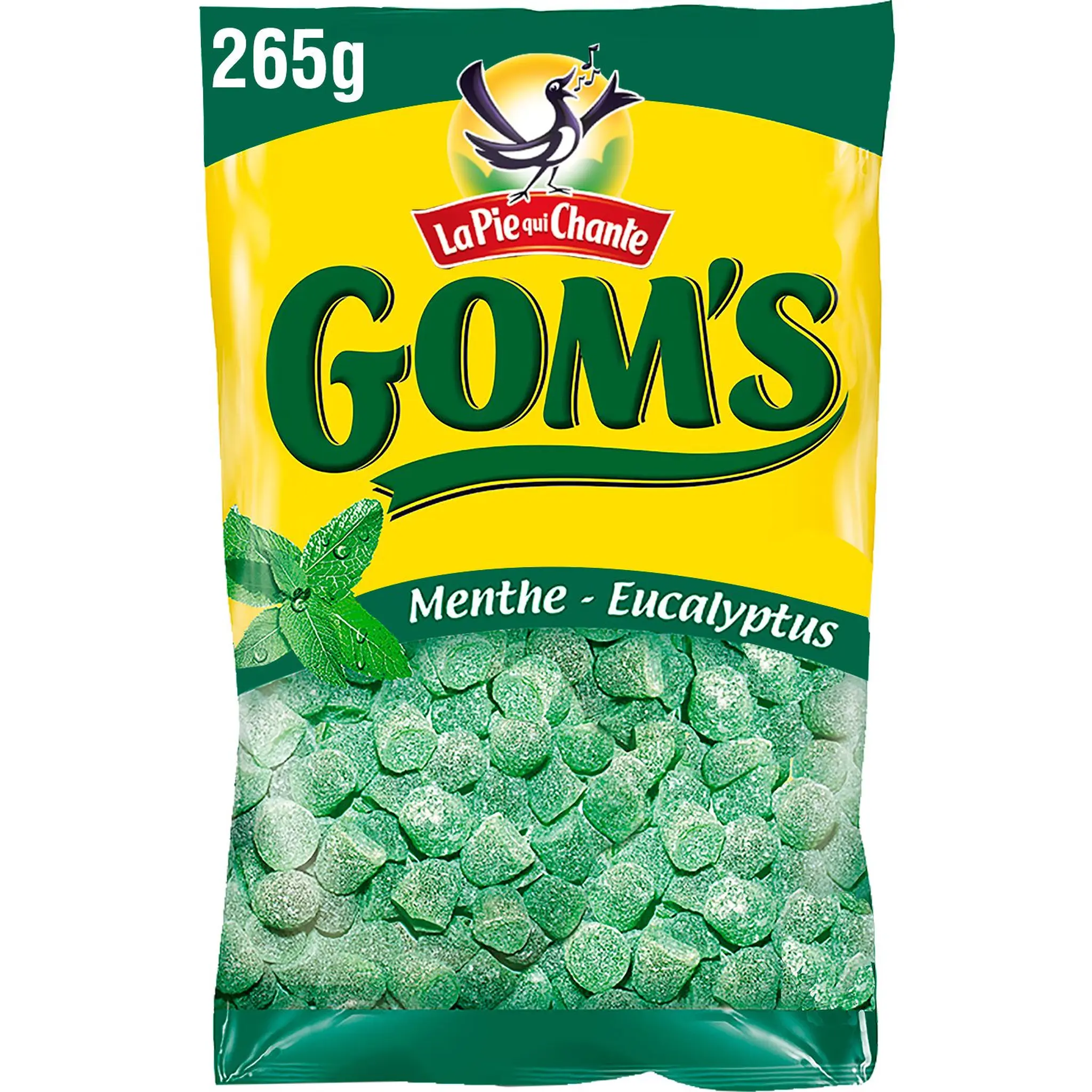 LA PIE QUI CHANTE Bonbons Gom's fraicheur menthe eucalyptus