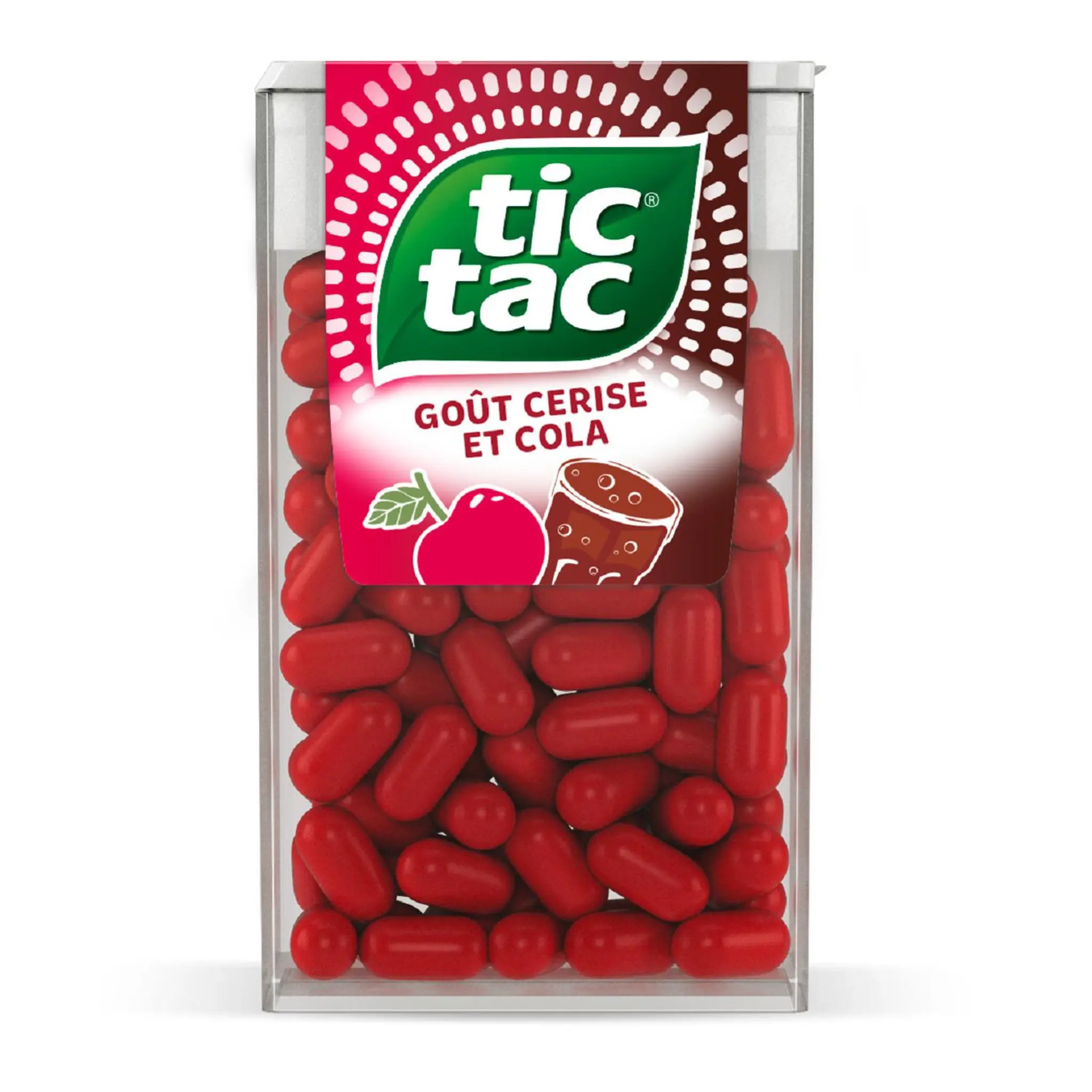 TIC TAC Bonbons goût cerise et cola