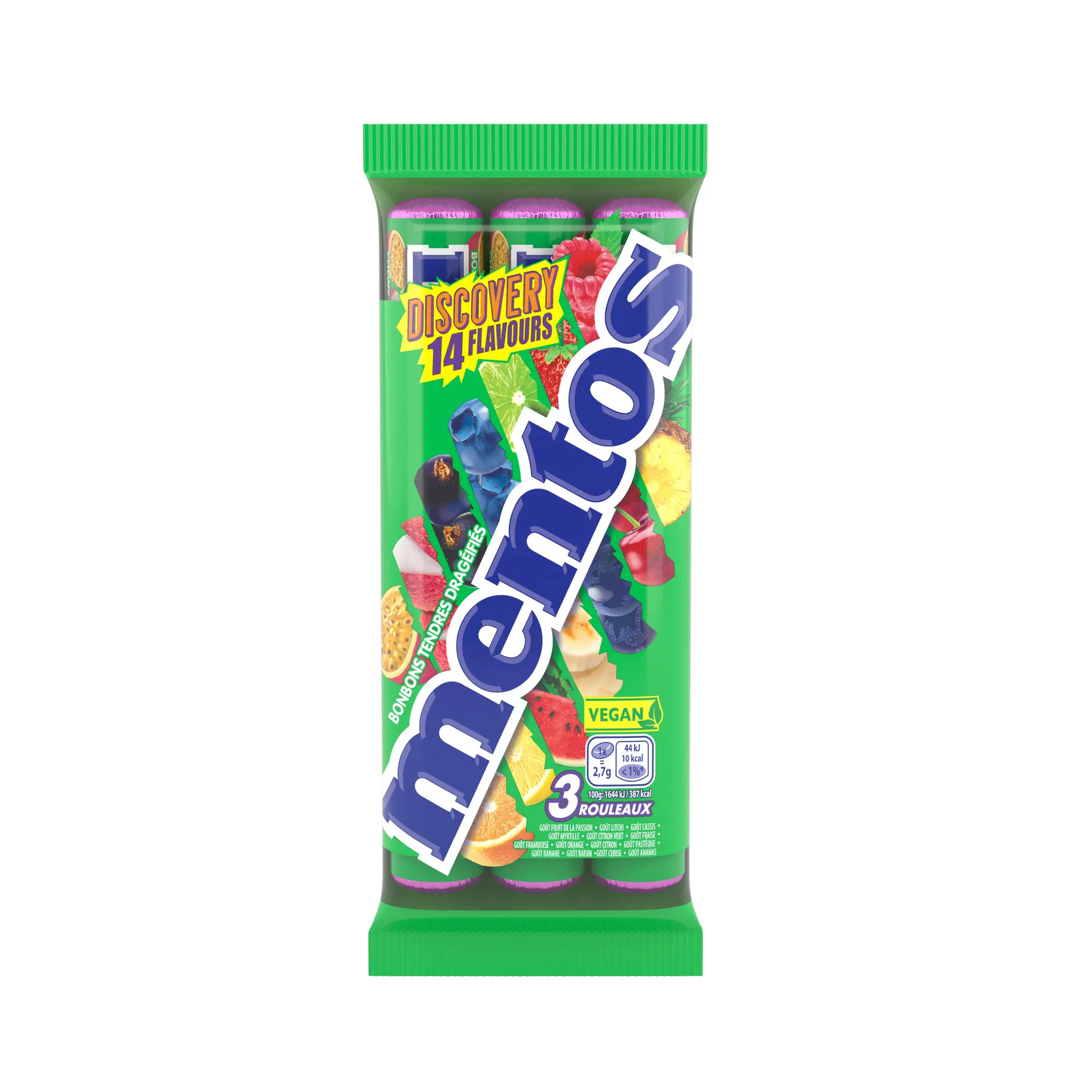 MENTOS Bonbons aux fruits