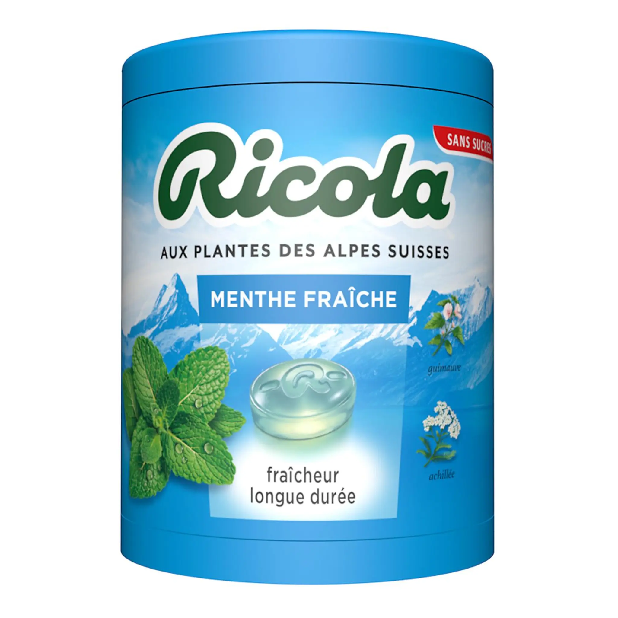 RICOLA Bonbons aux plantes des Alpes suisses menthe fraîche sans sucres