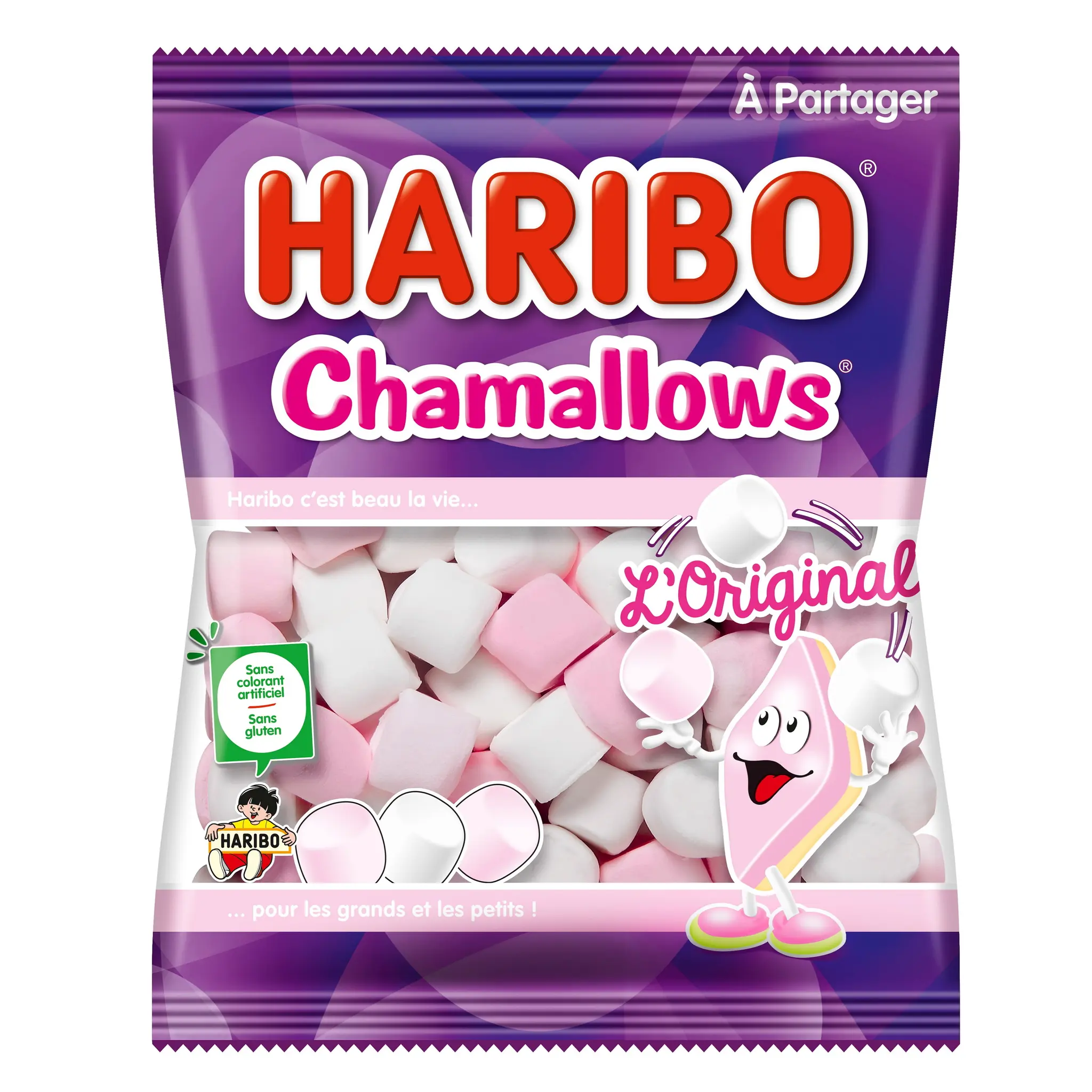 HARIBO Chamallows l'original bonbons guimauve