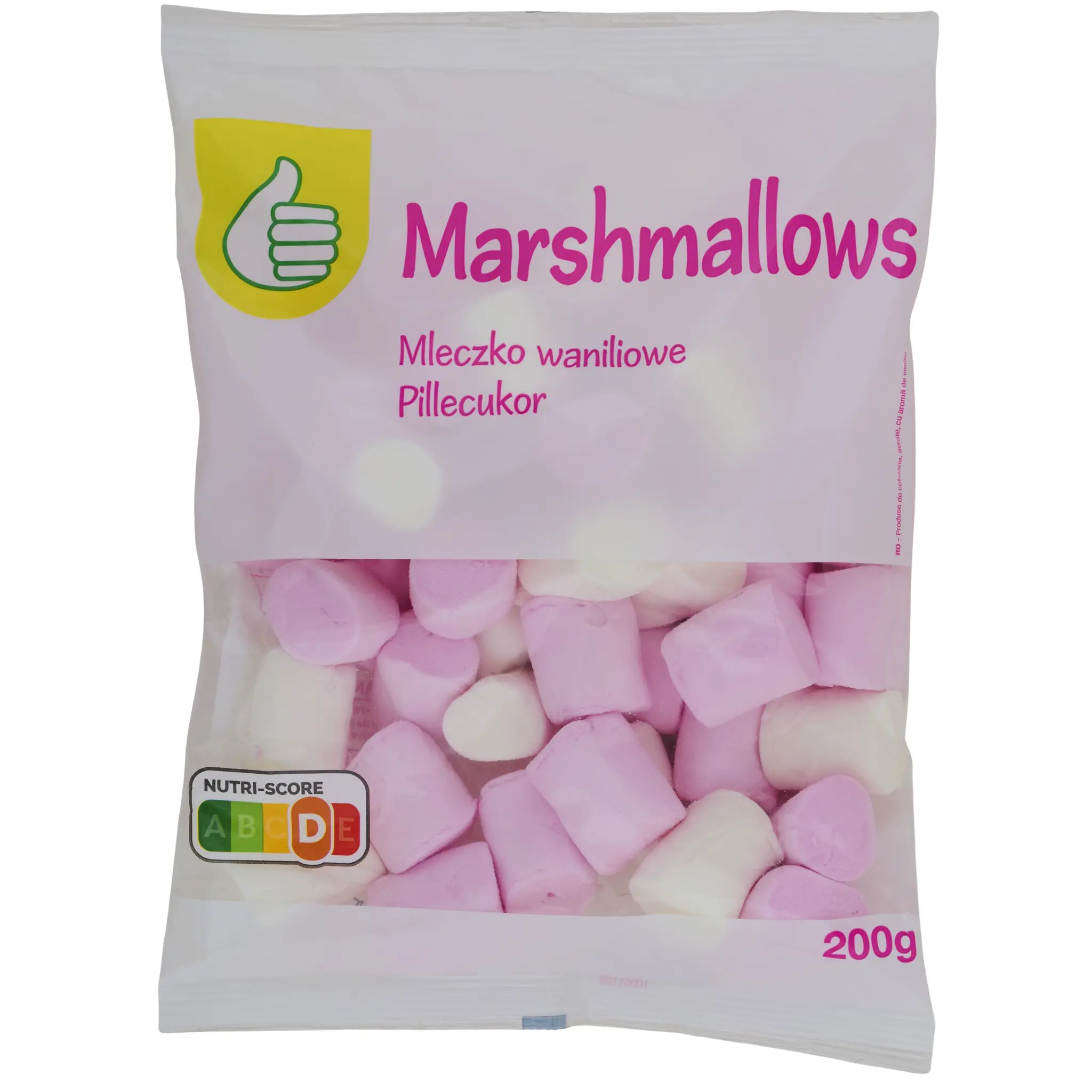 POUCE Bonbons marshmallow rose et blanc