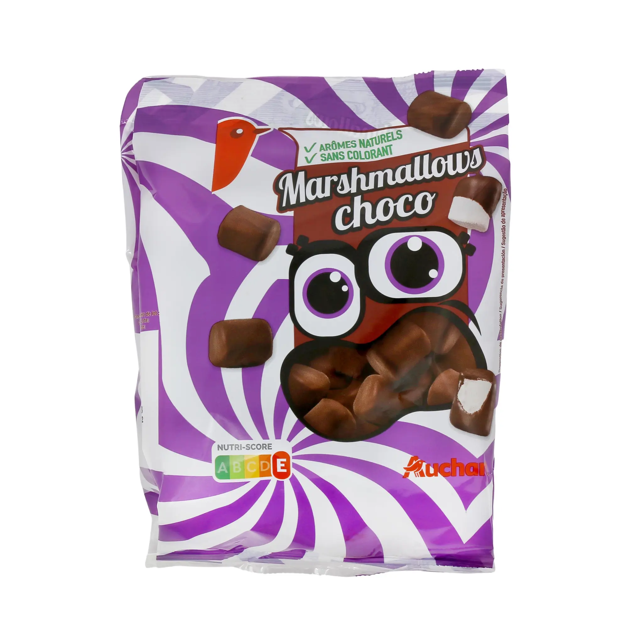 AUCHAN Marshmallows enrobé de chocolat