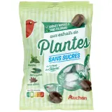 AUCHAN Bonbons aux plantes sans sucres à la stévia