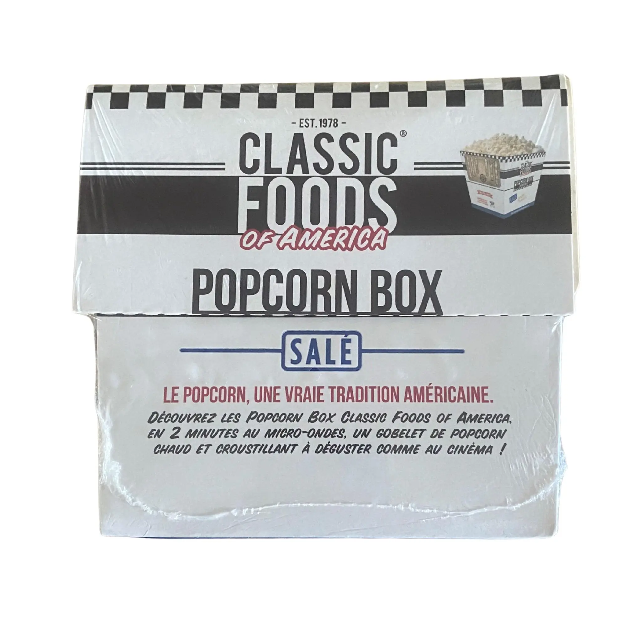 CLASSIC FOODS OF AMERICA Popcorn maïs à éclater micro-ondable salé