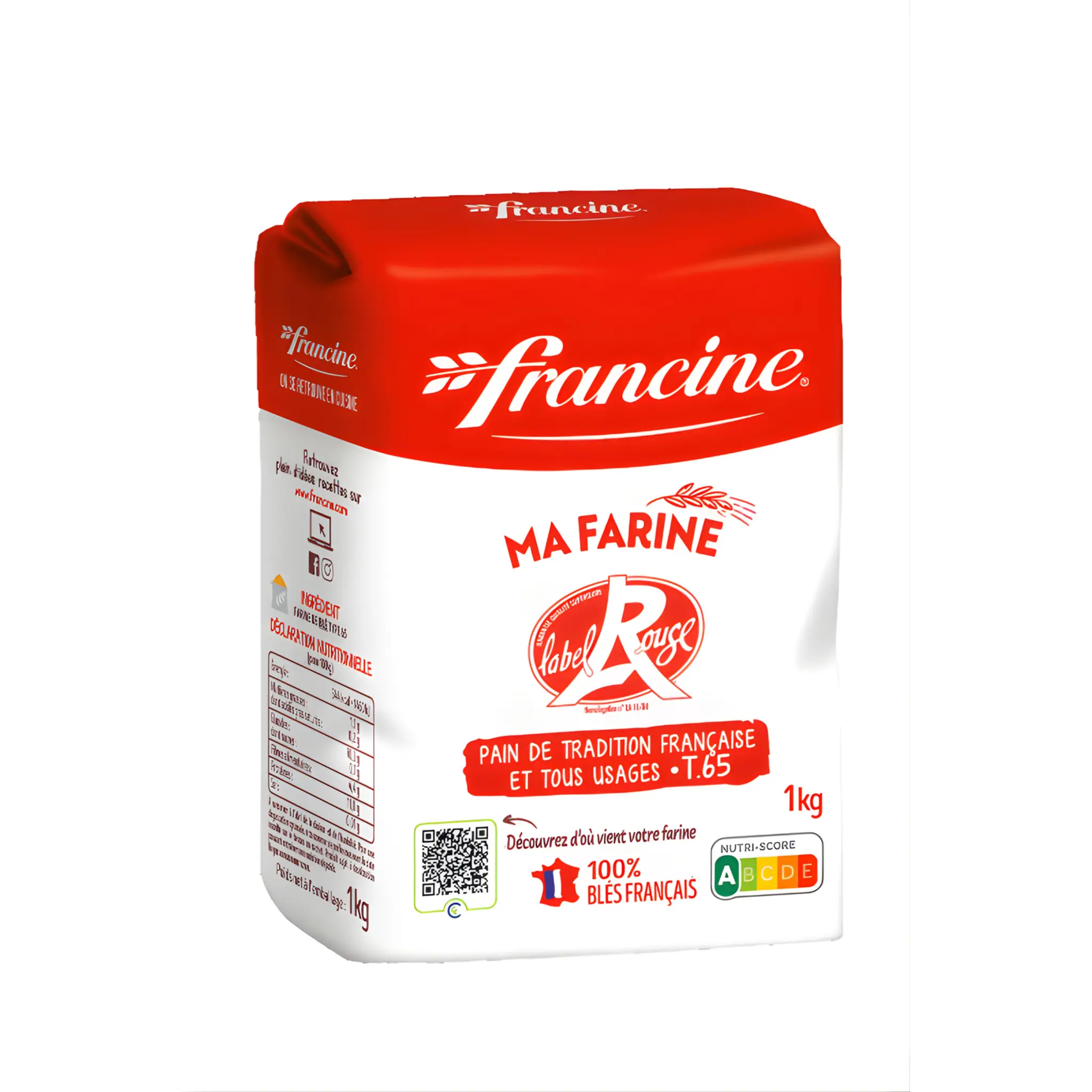 FRANCINE Farine de blé T65 Label Rouge