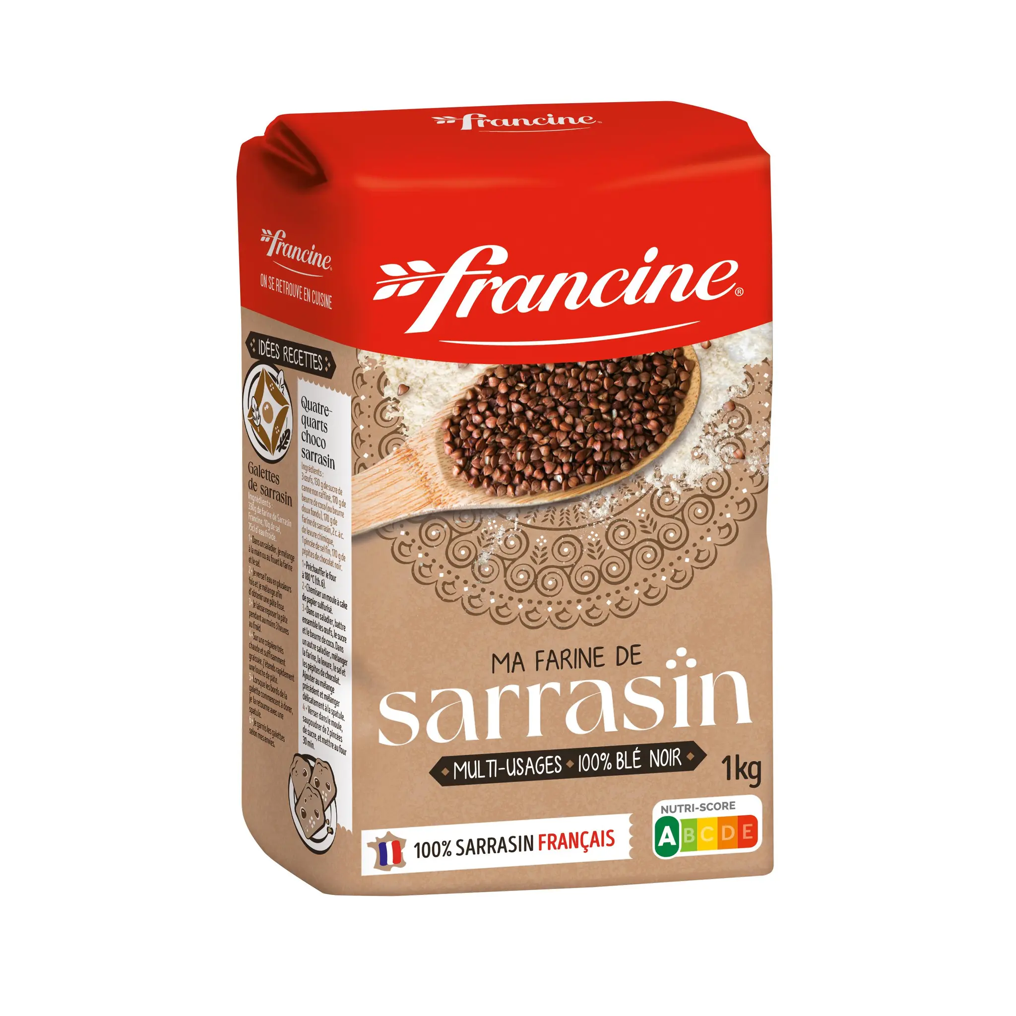 FRANCINE Farine de sarrasin multi-usages