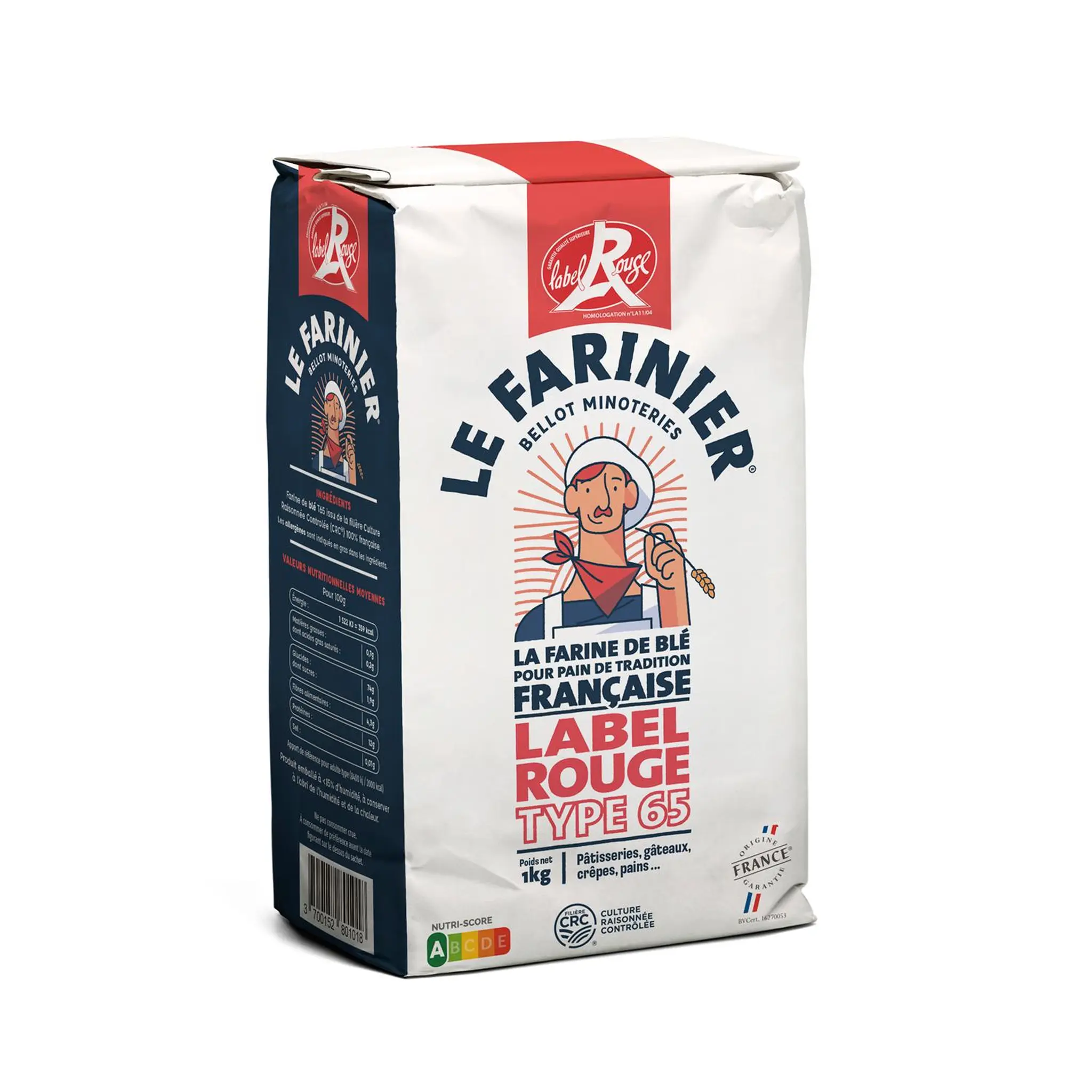 LE FARINIER Farine de blé T65