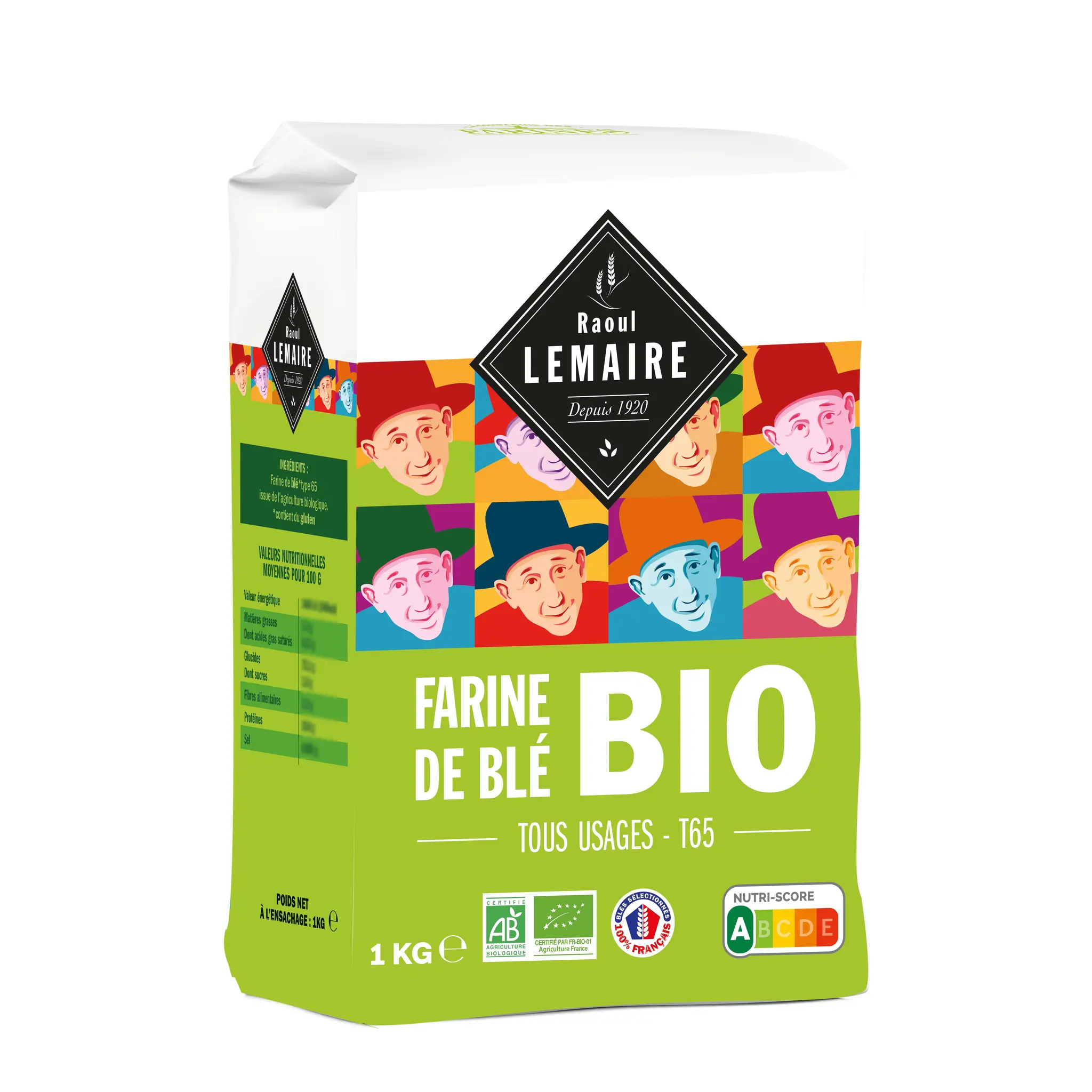 LEMAIRE Farine de blé bio T65