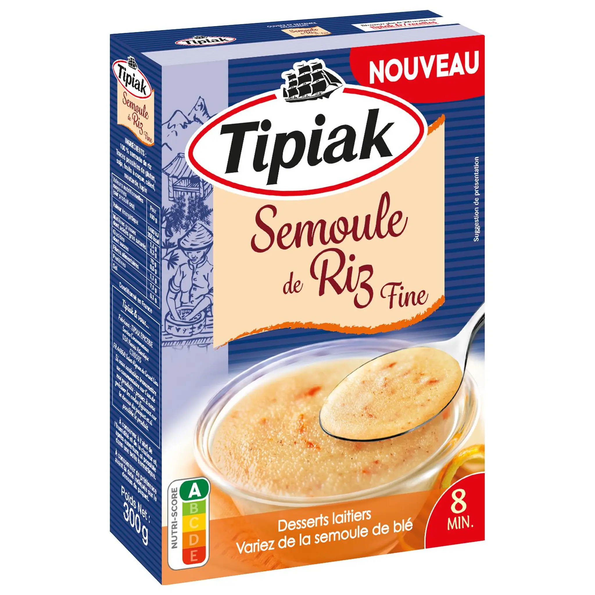 TIPIAK Semoule de riz fine