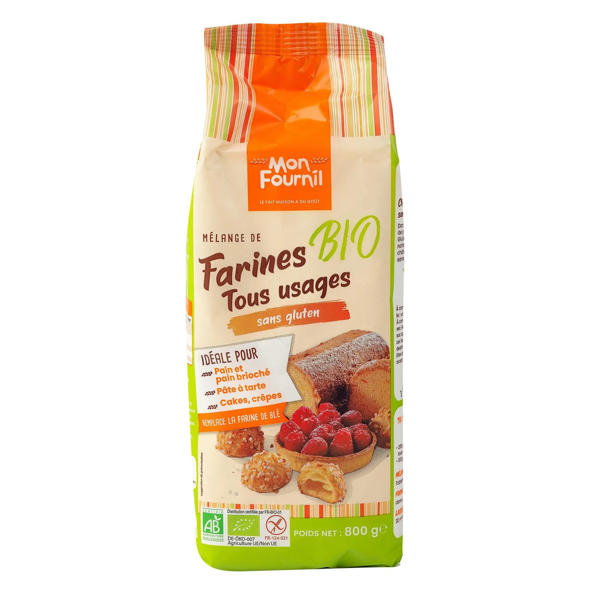 MON FOURNIL Mélange de farines bio sans gluten