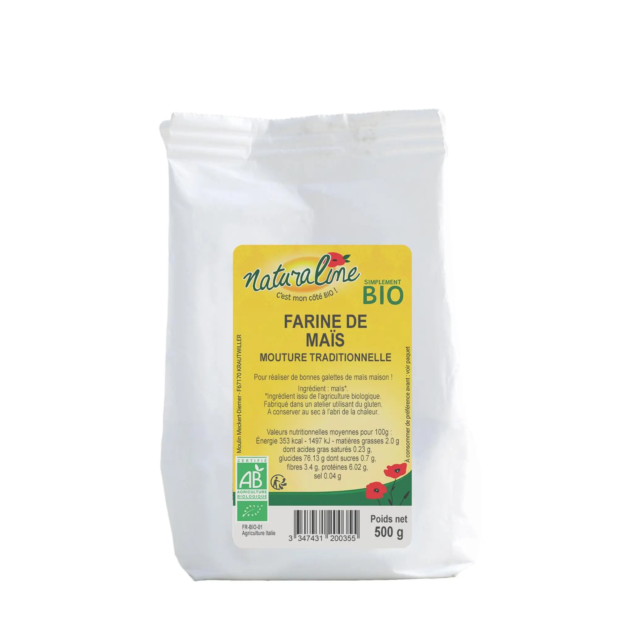 NATURALINE Farine de maïs bio