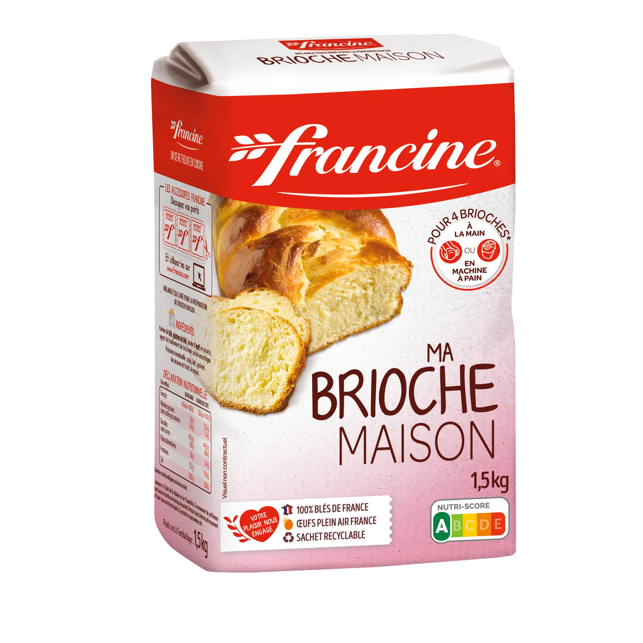 FRANCINE Farine pour brioche maison
