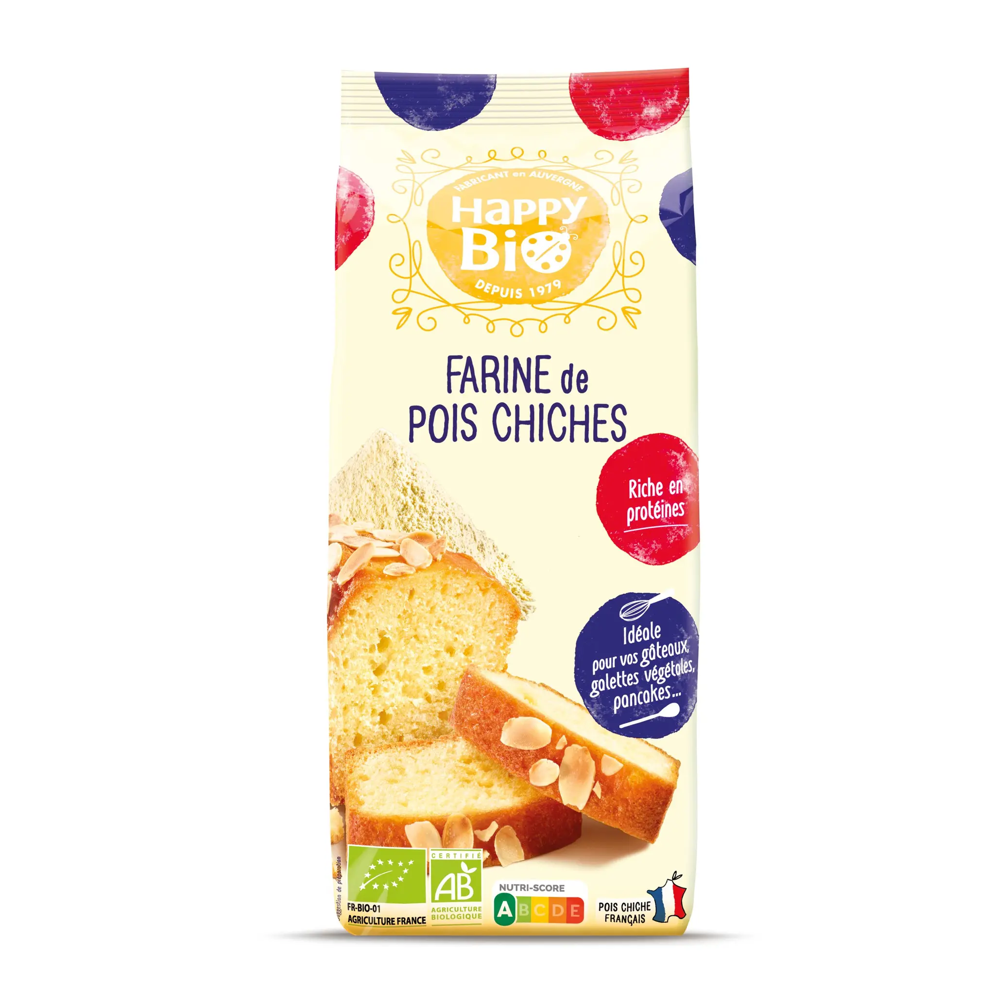 HAPPY BIO Farine de pois chiches