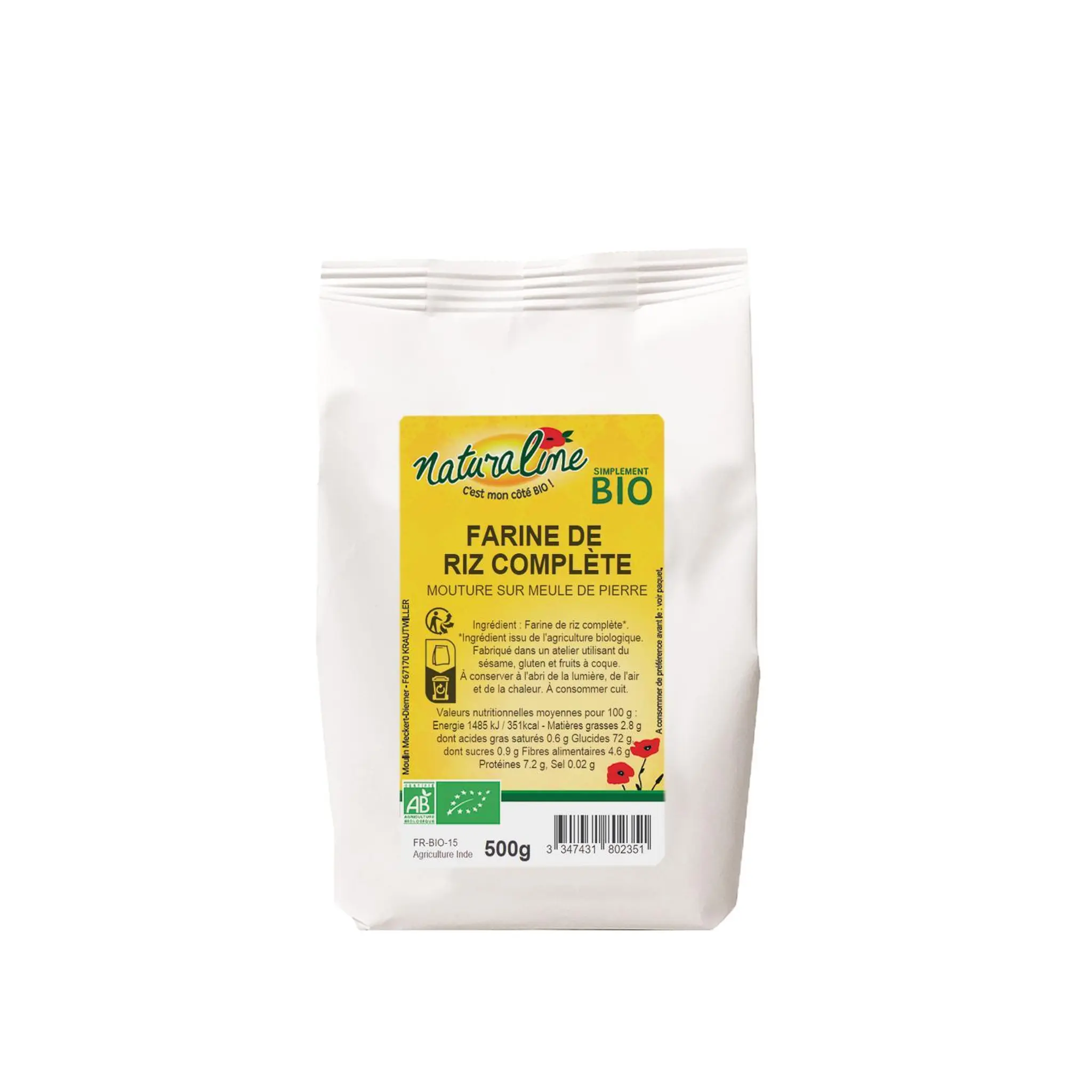 NATURALINE Farine de riz complète bio