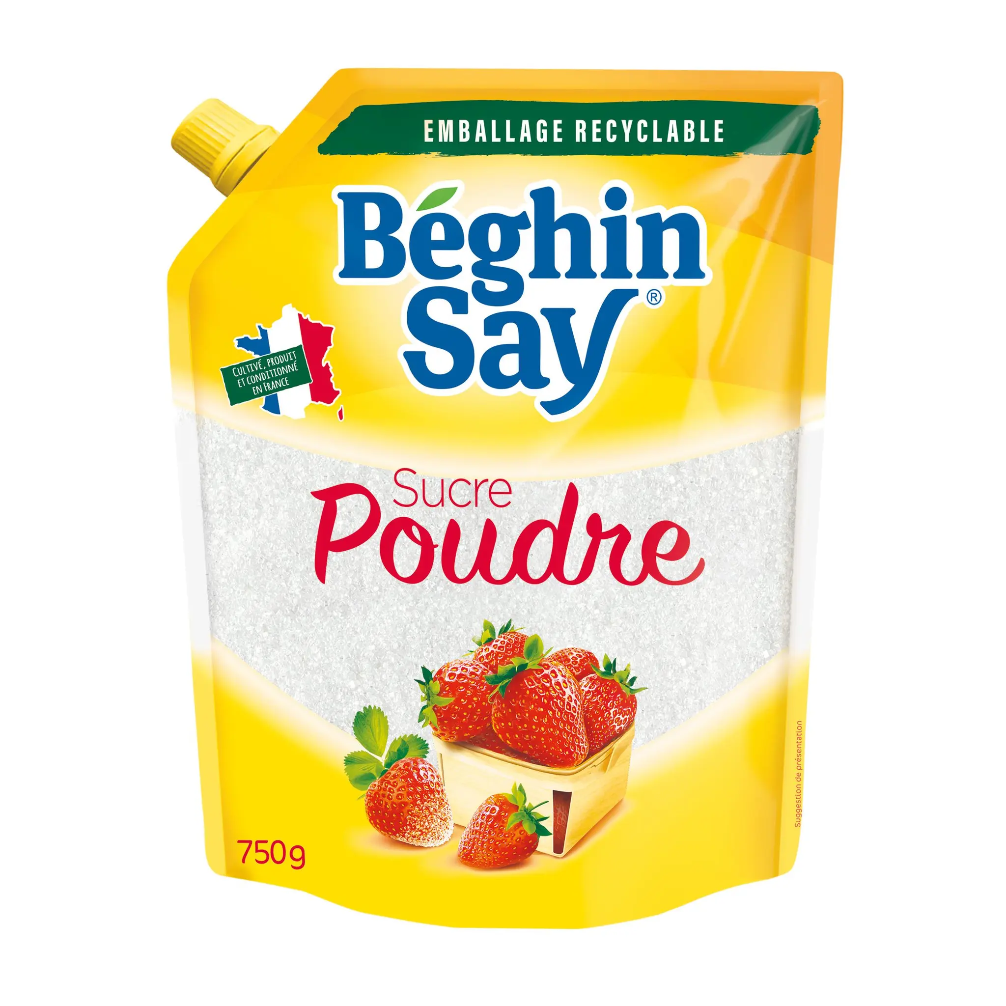 BEGHIN SAY Sucre blanc en poudre sachet