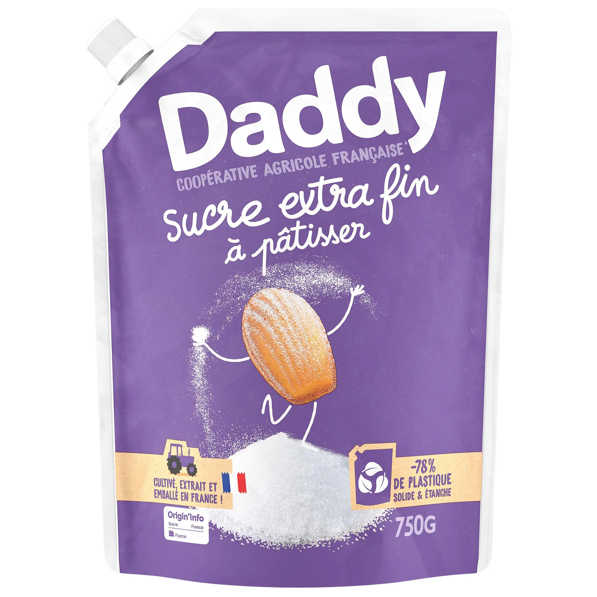 DADDY Sucre blanc extra fin à pâtisser