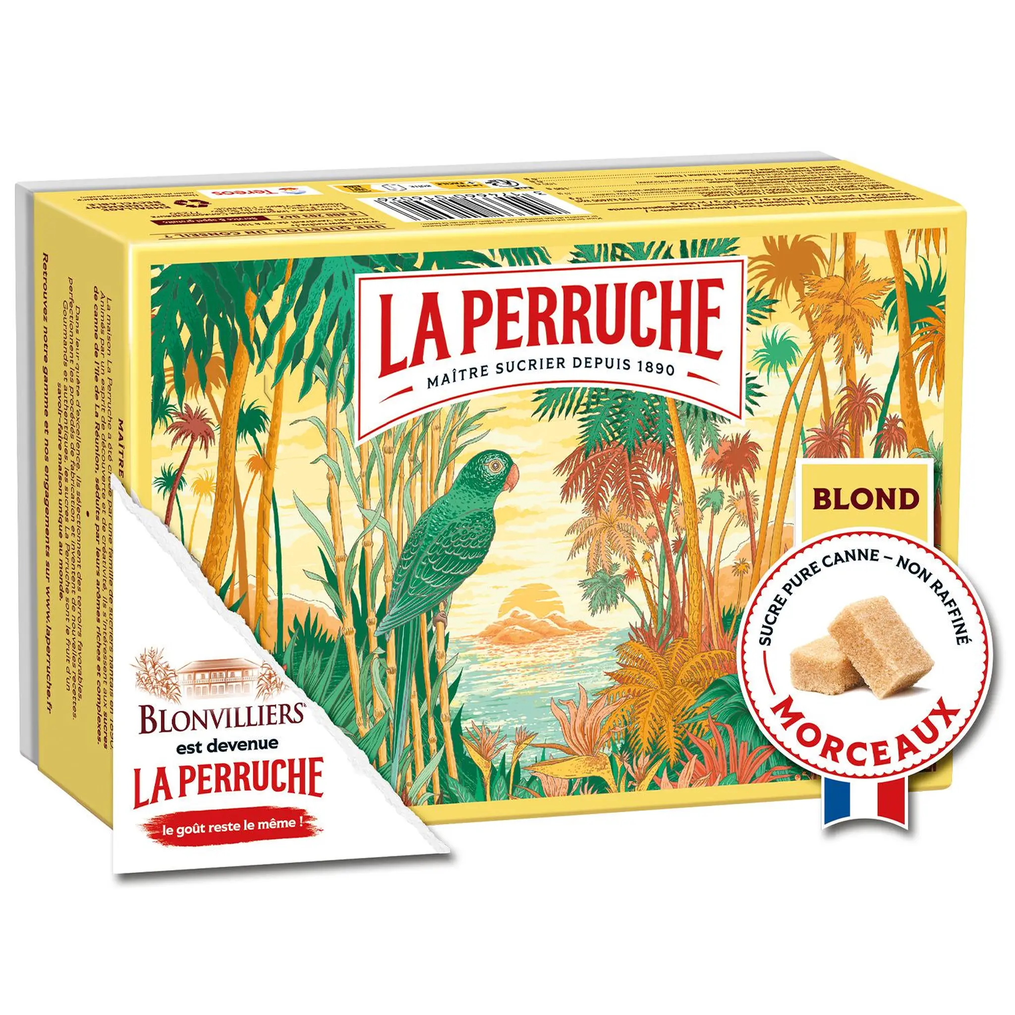 BEGHIN SAY Blonvilliers sucre en morceaux pure canne blond