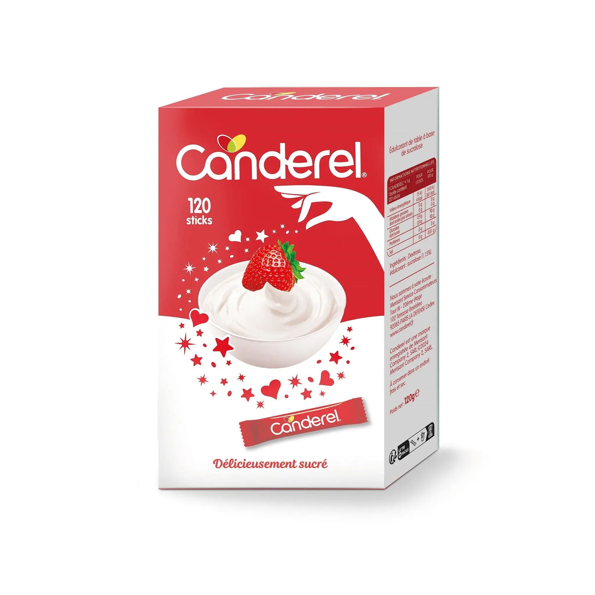 CANDEREL Sticks d'édulcorants au sucralose