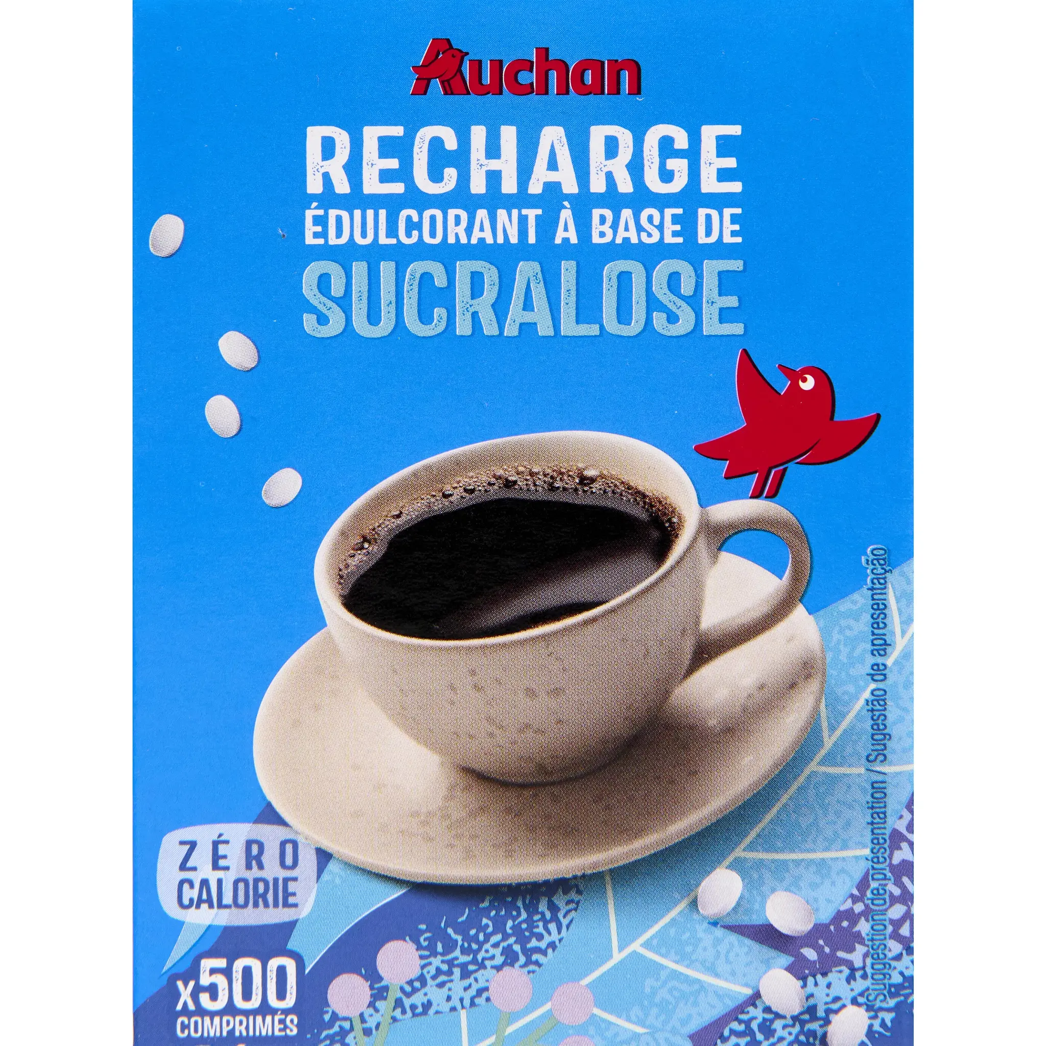 AUCHAN Recharge d'édulcorant à base de sucralose